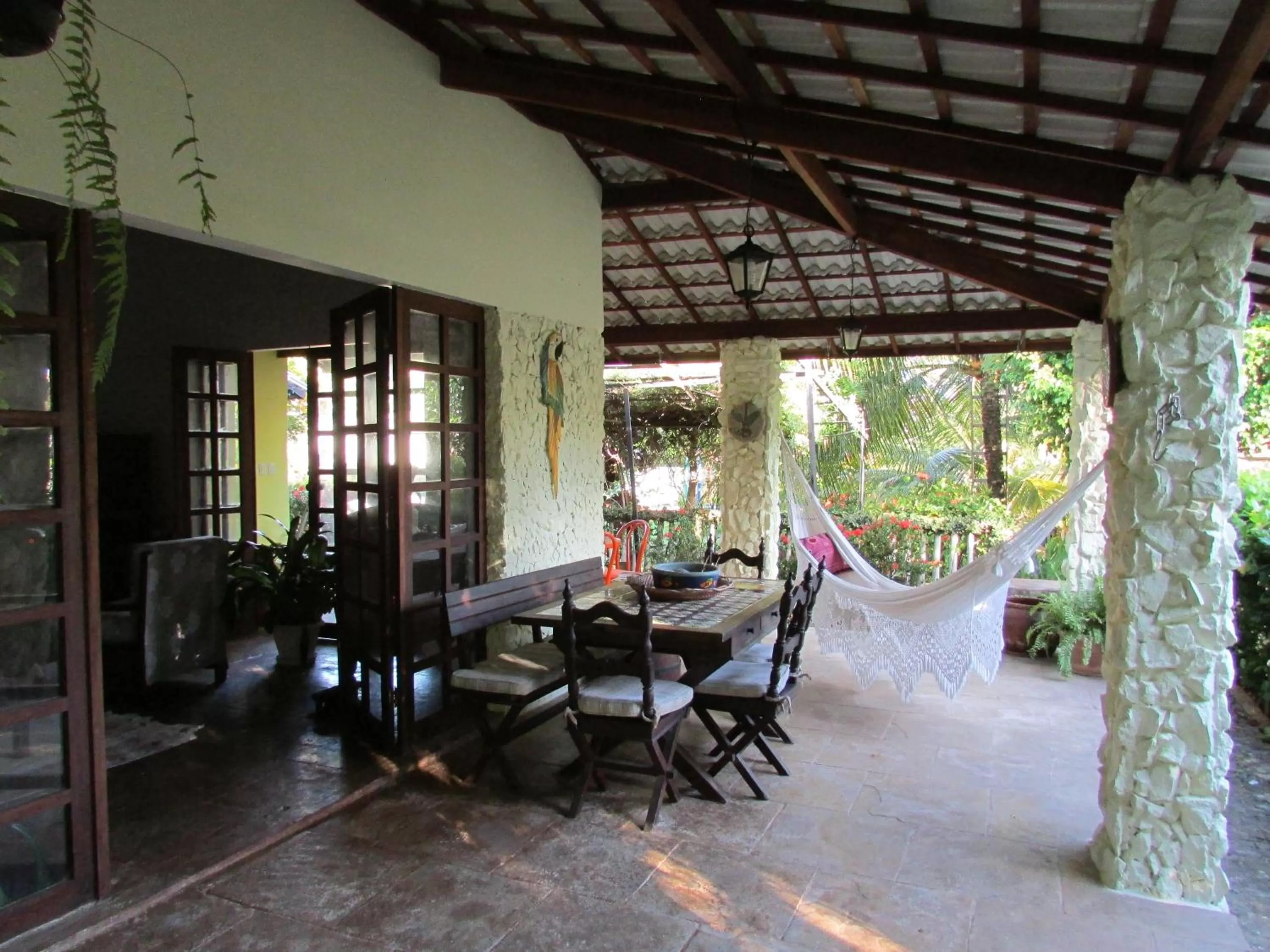 Balcony/Terrace, Restaurant/Places to Eat in Pousada Ipitanga IV