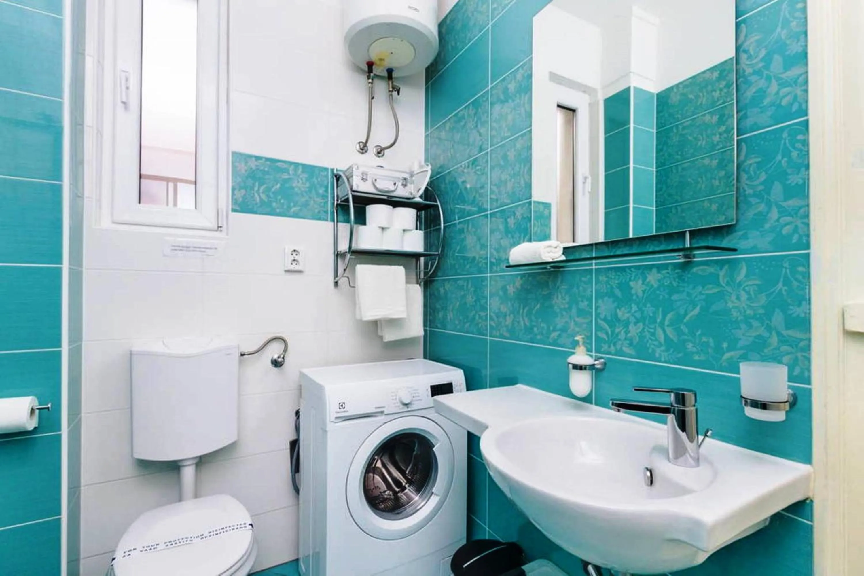 Bathroom in Apartment Central Old town with private indoor garage parking