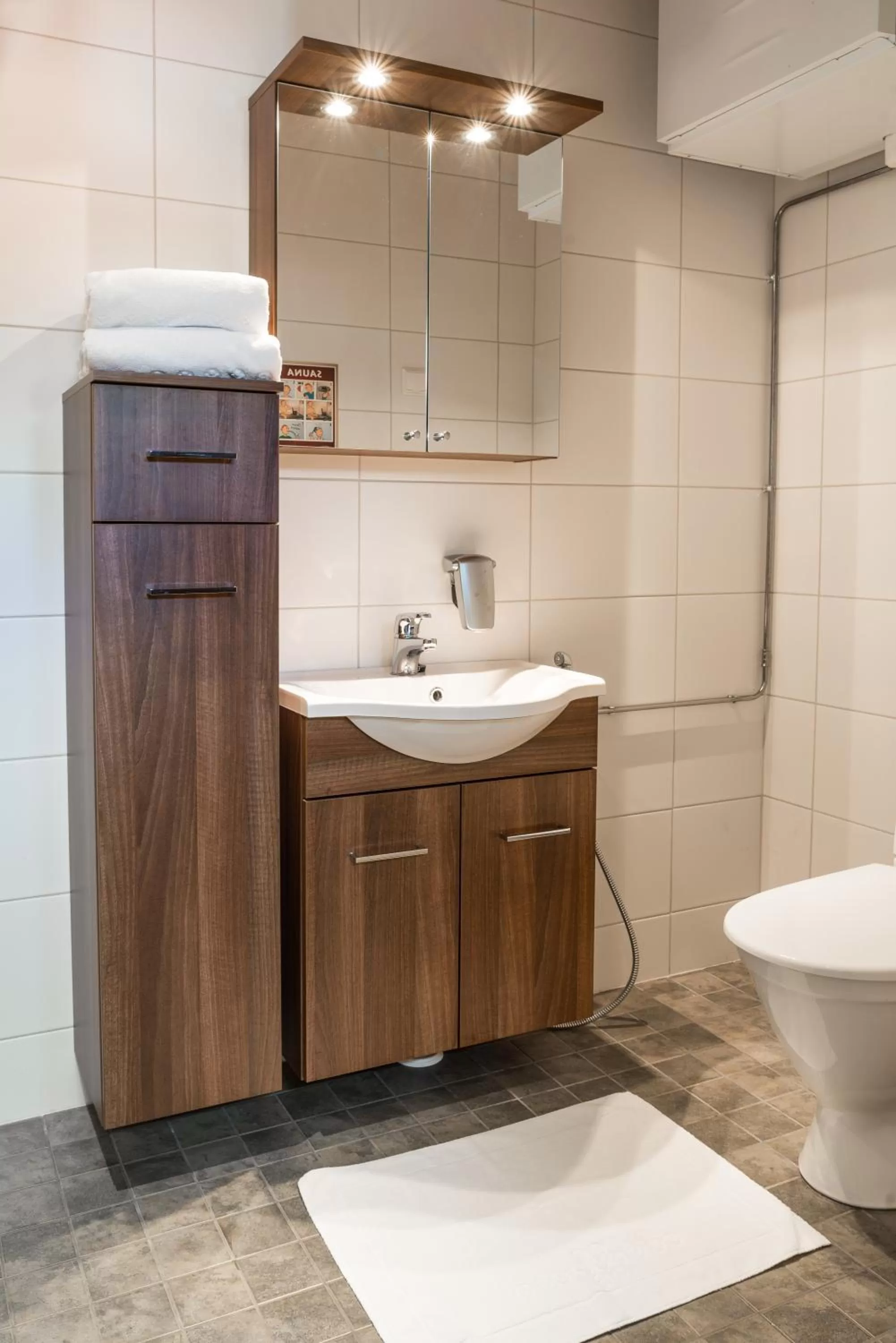 Bathroom in Santa Claus Holiday Village