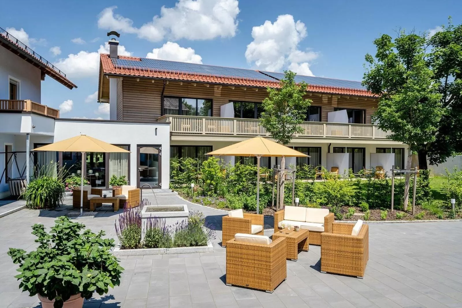 Garden view, Property Building in Landhaus Tanner