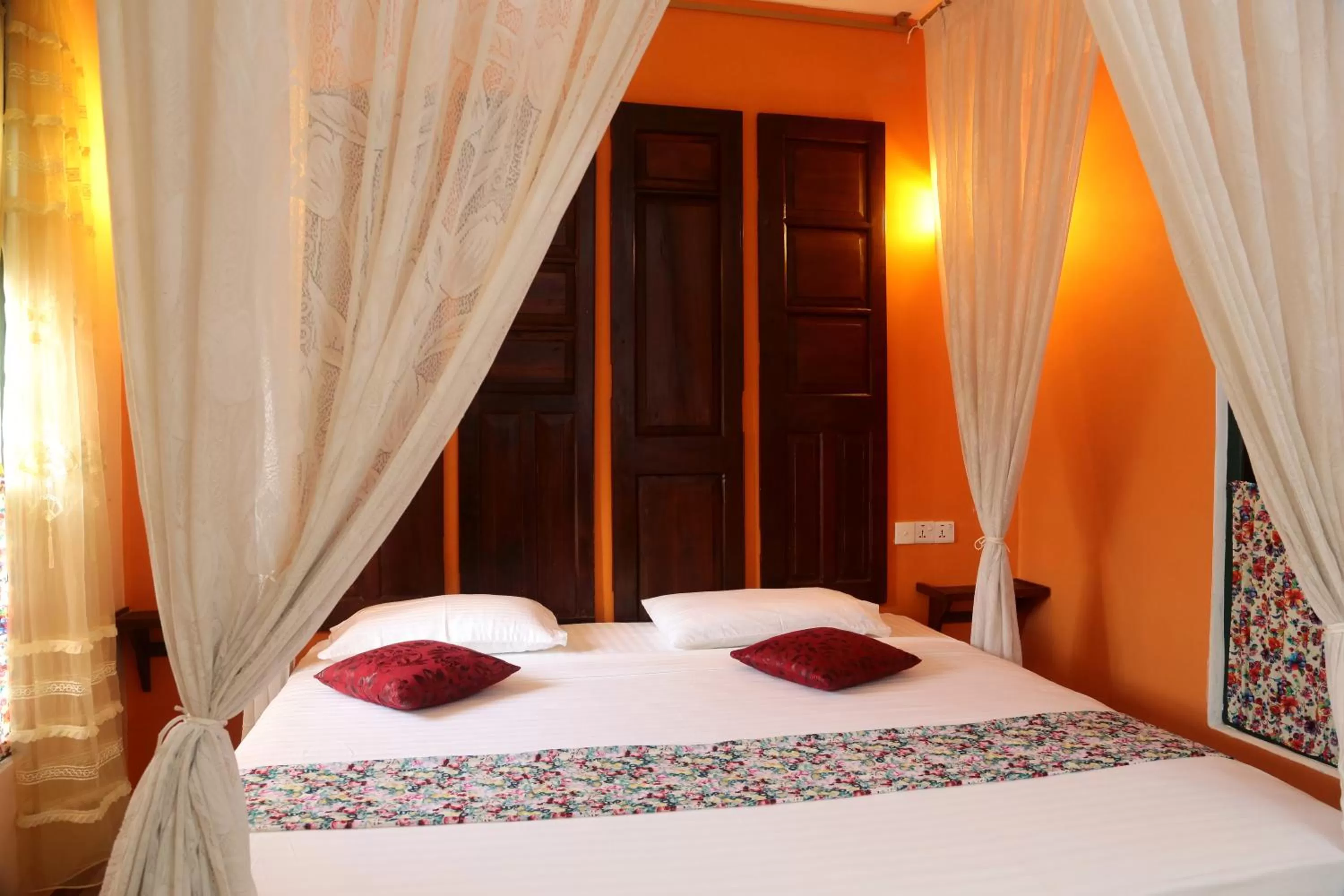 Bedroom, Bed in Villa Ceylon