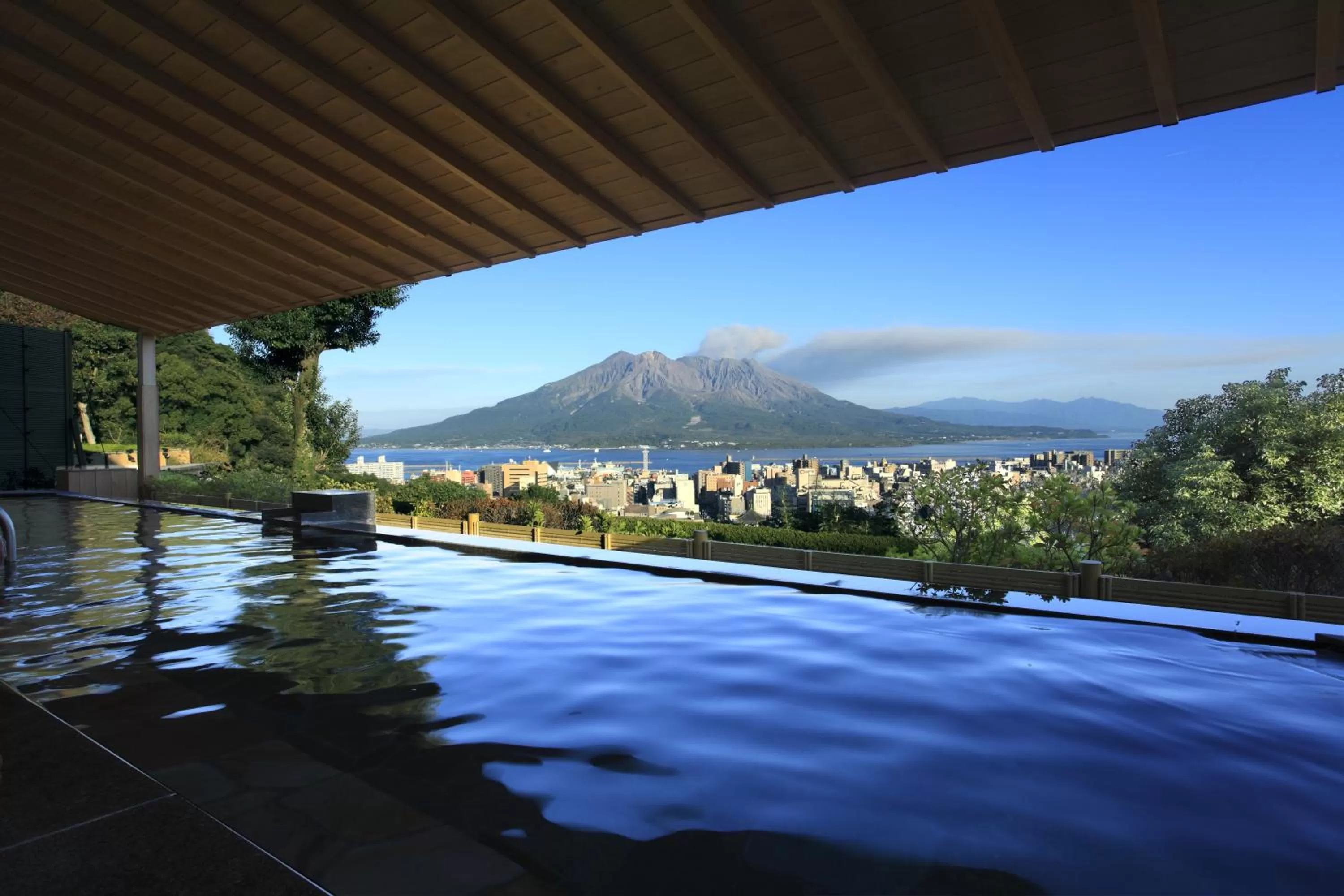 Hot Spring Bath in SHIROYAMA HOTEL kagoshima