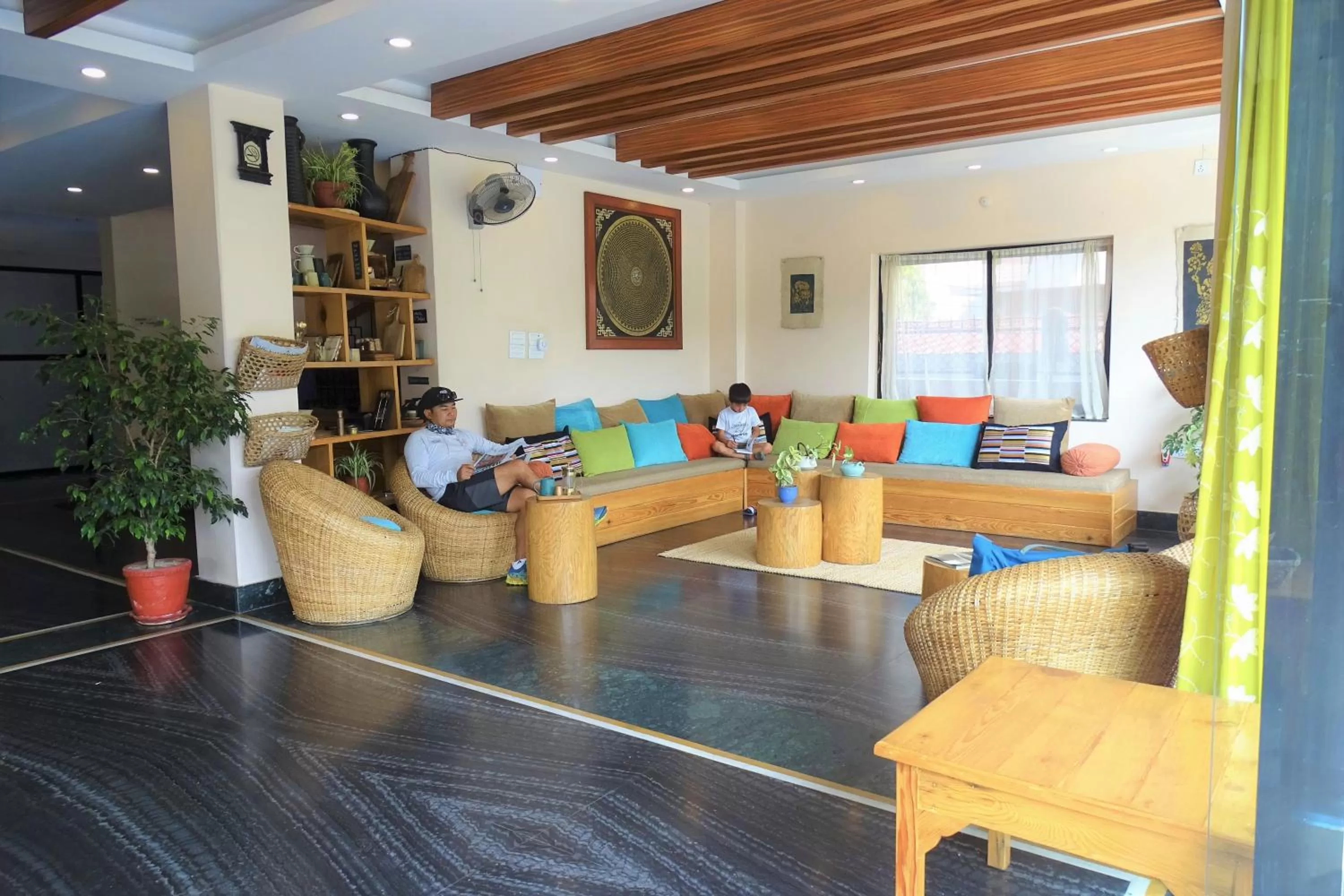 Lobby or reception in Hotel Karuna