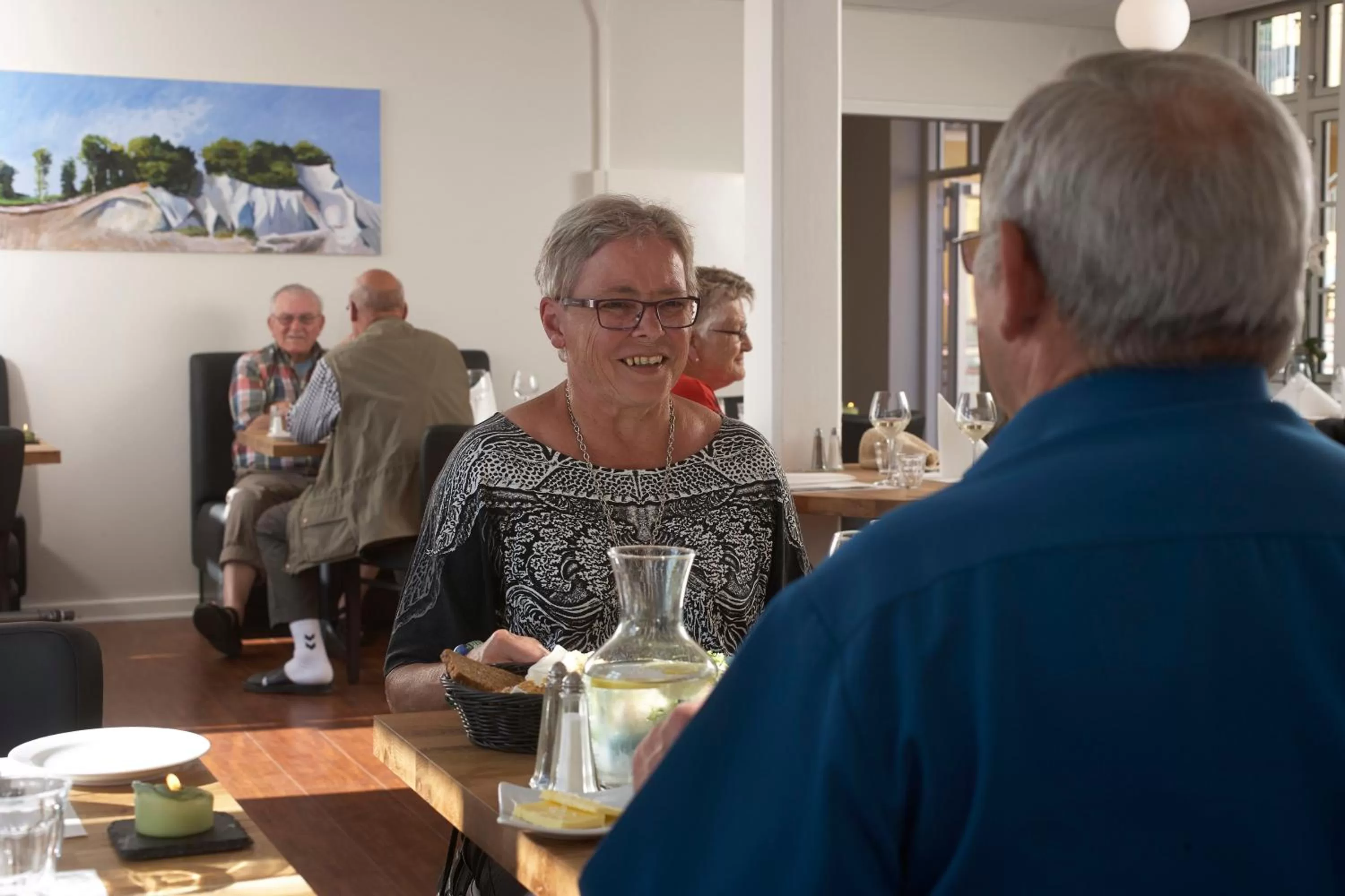 Restaurant/places to eat, Guests in Hotel Residens Møen