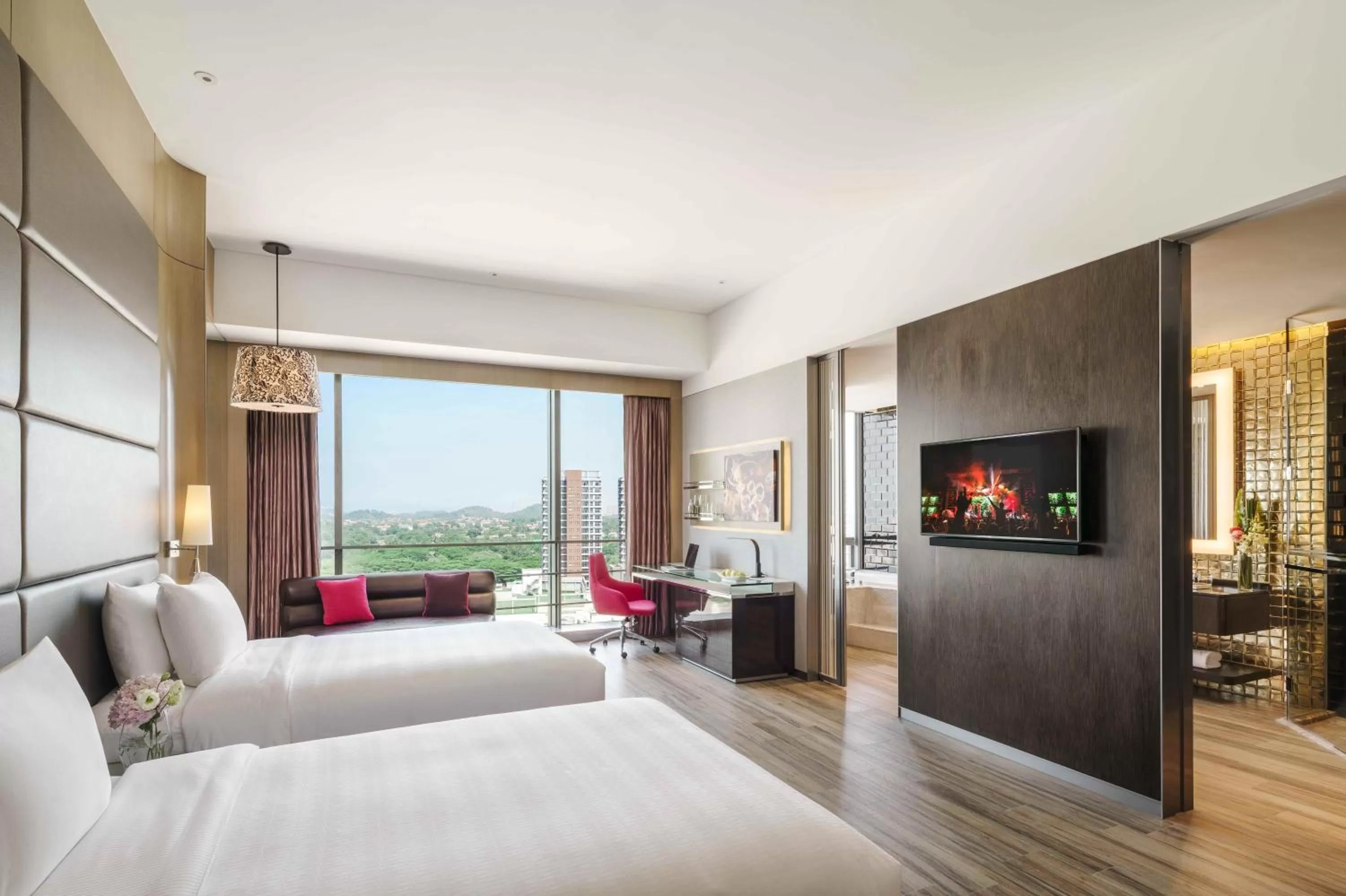 Bedroom, Bed in Hard Rock Hotel Shenzhen