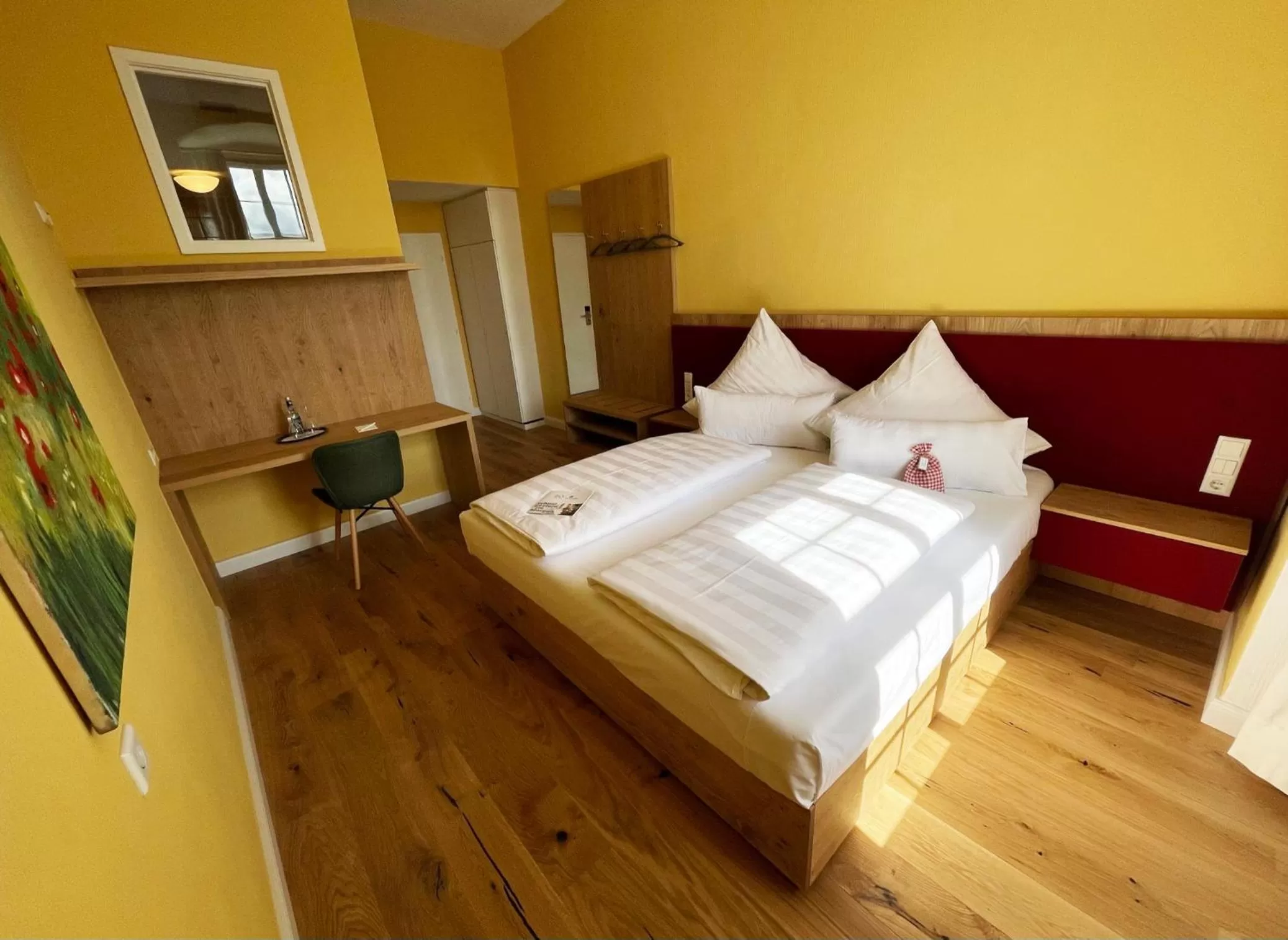 Photo of the whole room, Bed in BioHotel Schloss Kirchberg