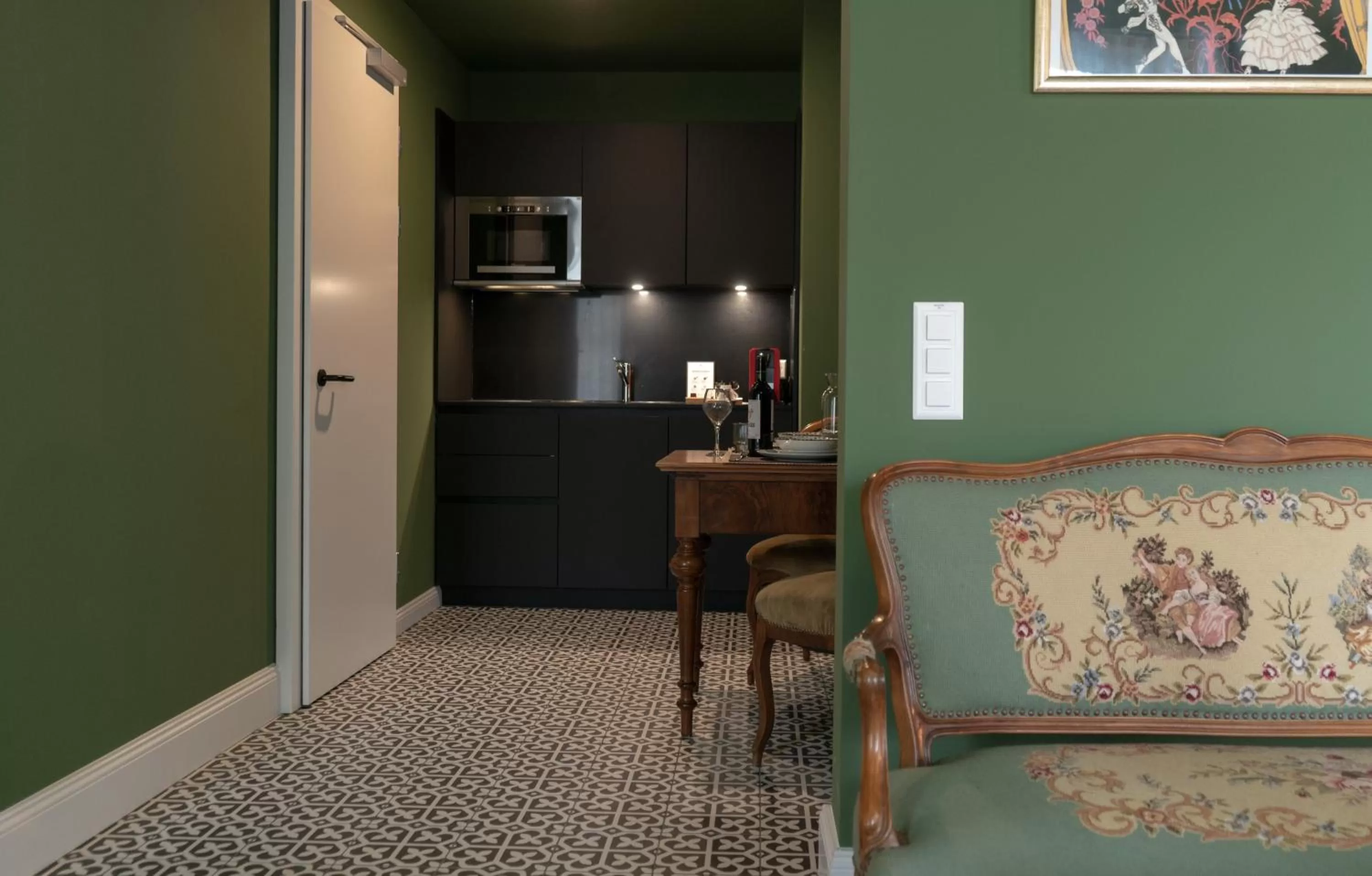 kitchen in Villa Weber - self check-in