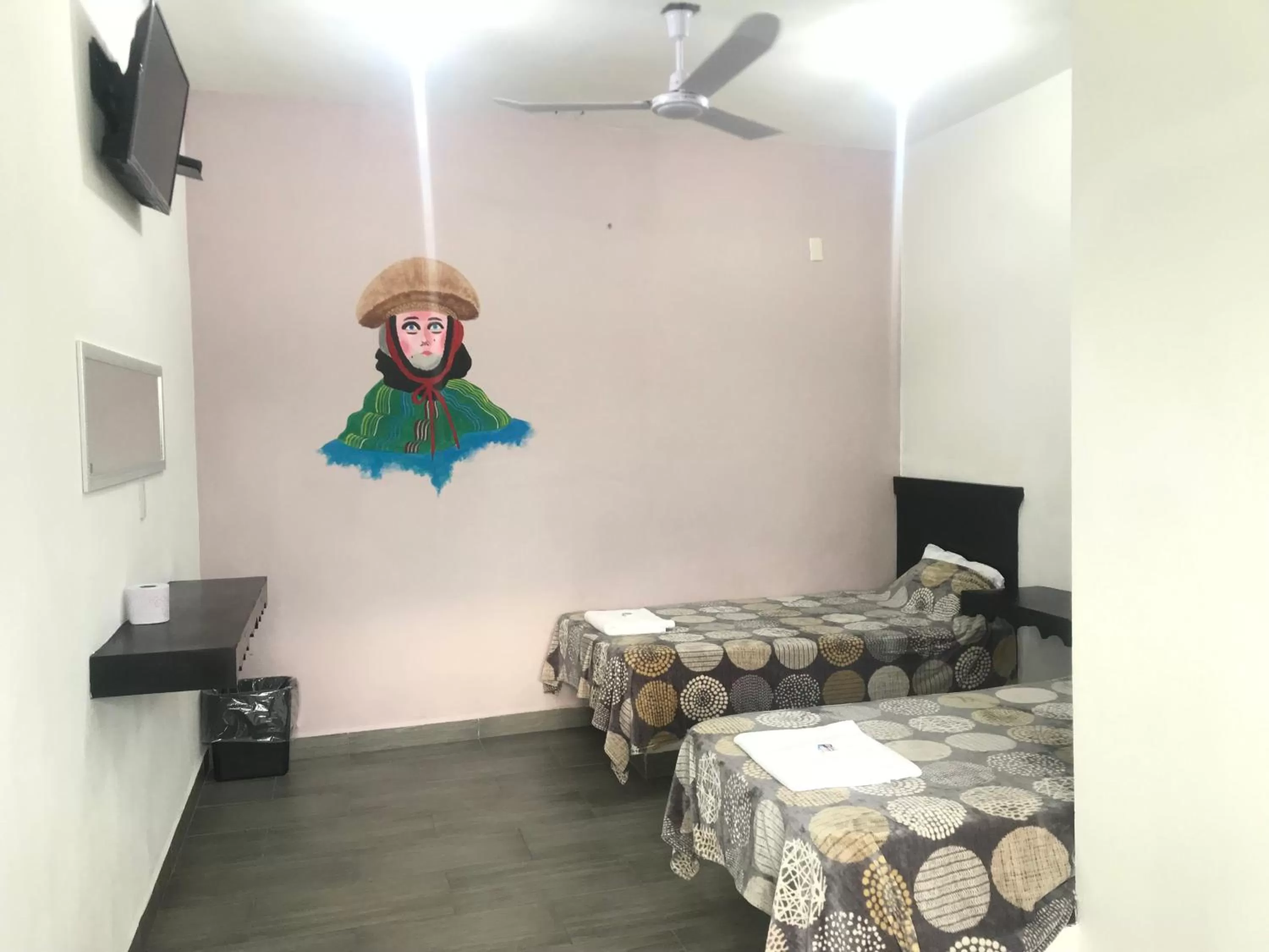 Bed in HOTEL LOS PINOS CENTRO