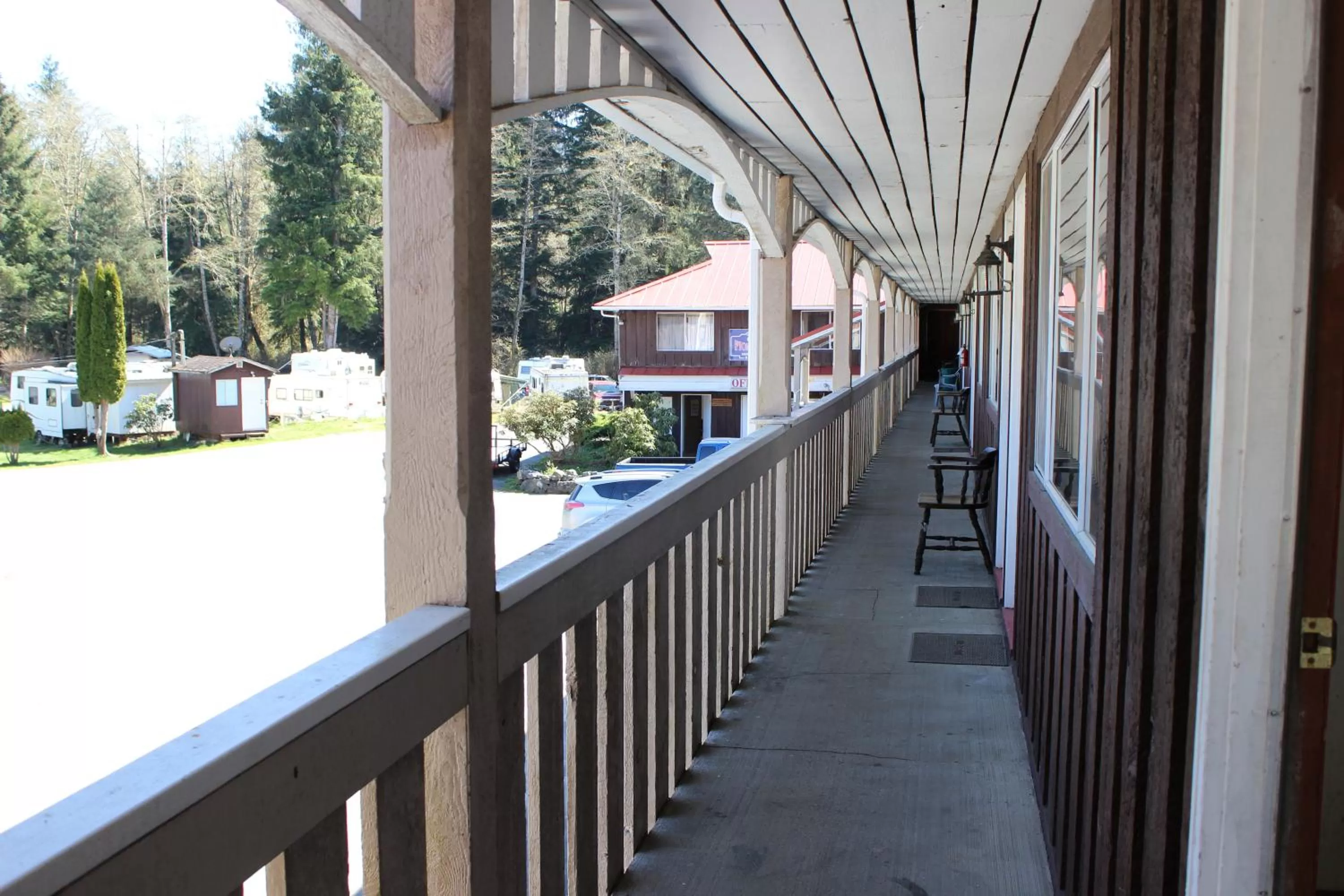 Balcony/Terrace in Pioneer Inn by the River