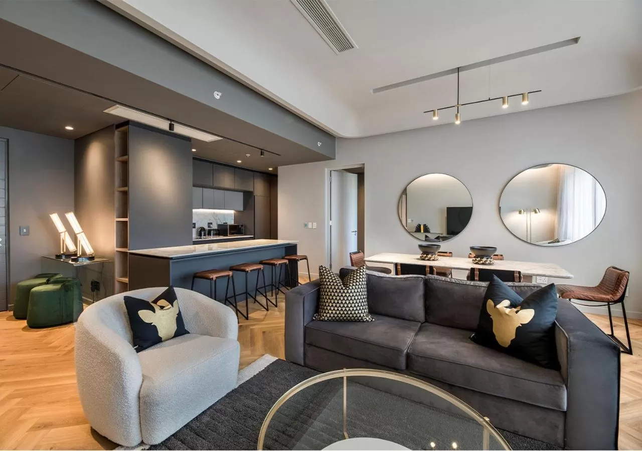 Living room in The Rockefeller Hotel by NEWMARK