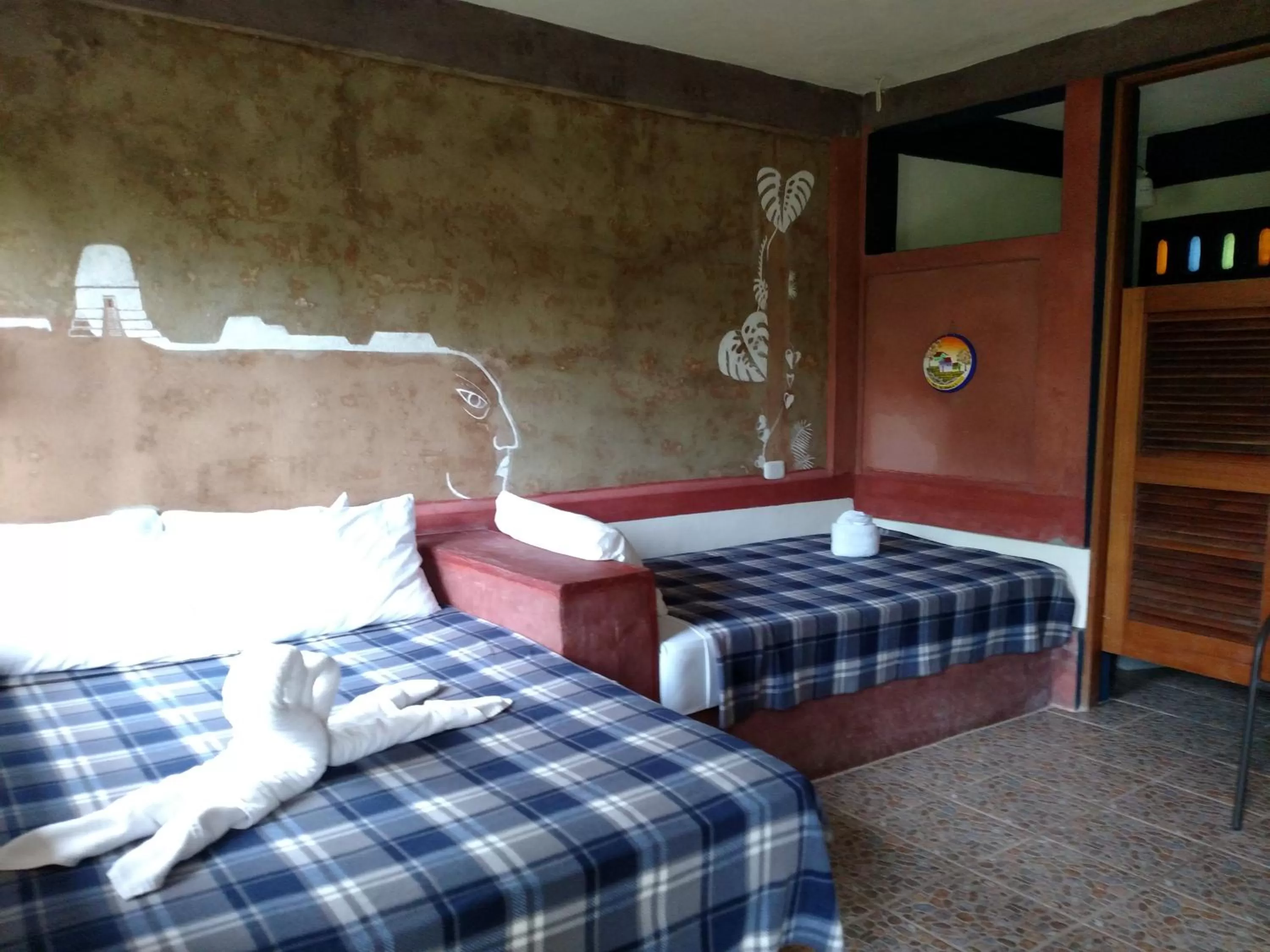 Bed in Zapote Tree Inn