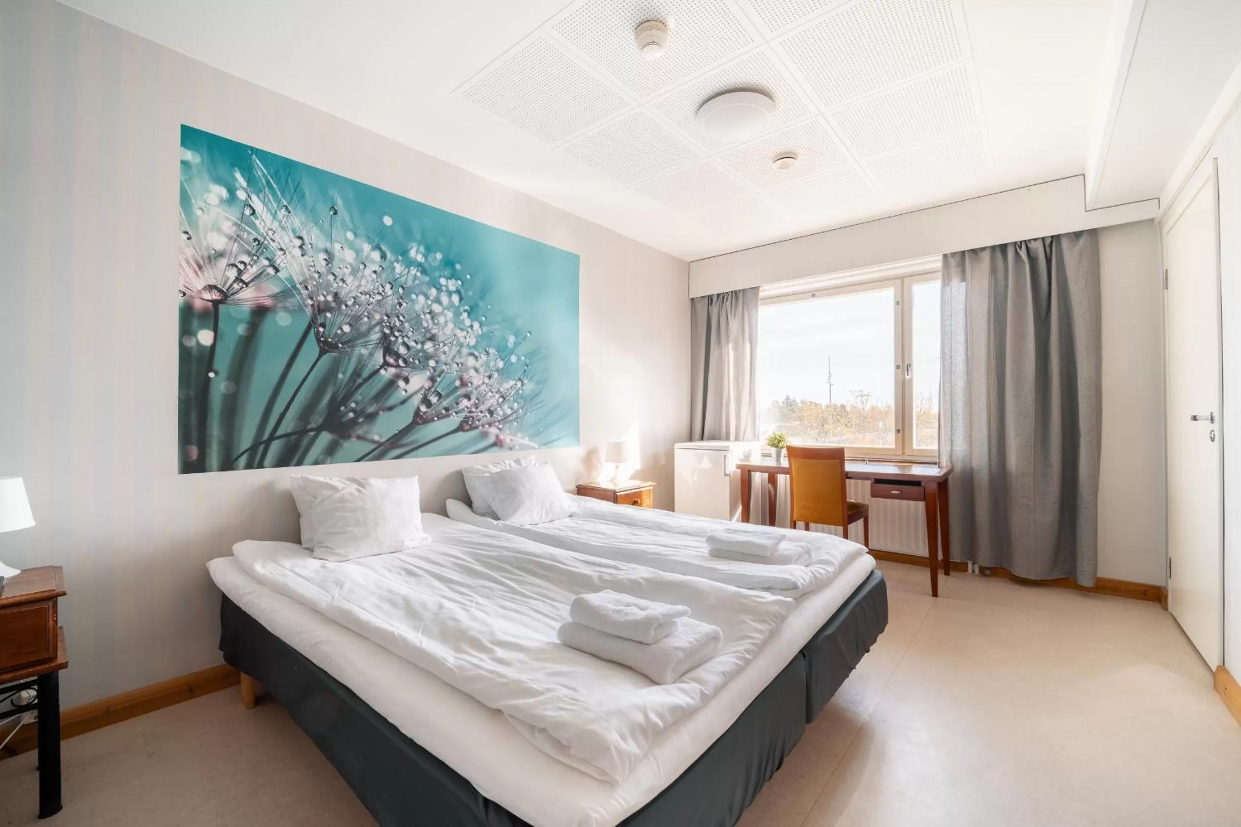 Bed in Hotelli Uninen Kotka