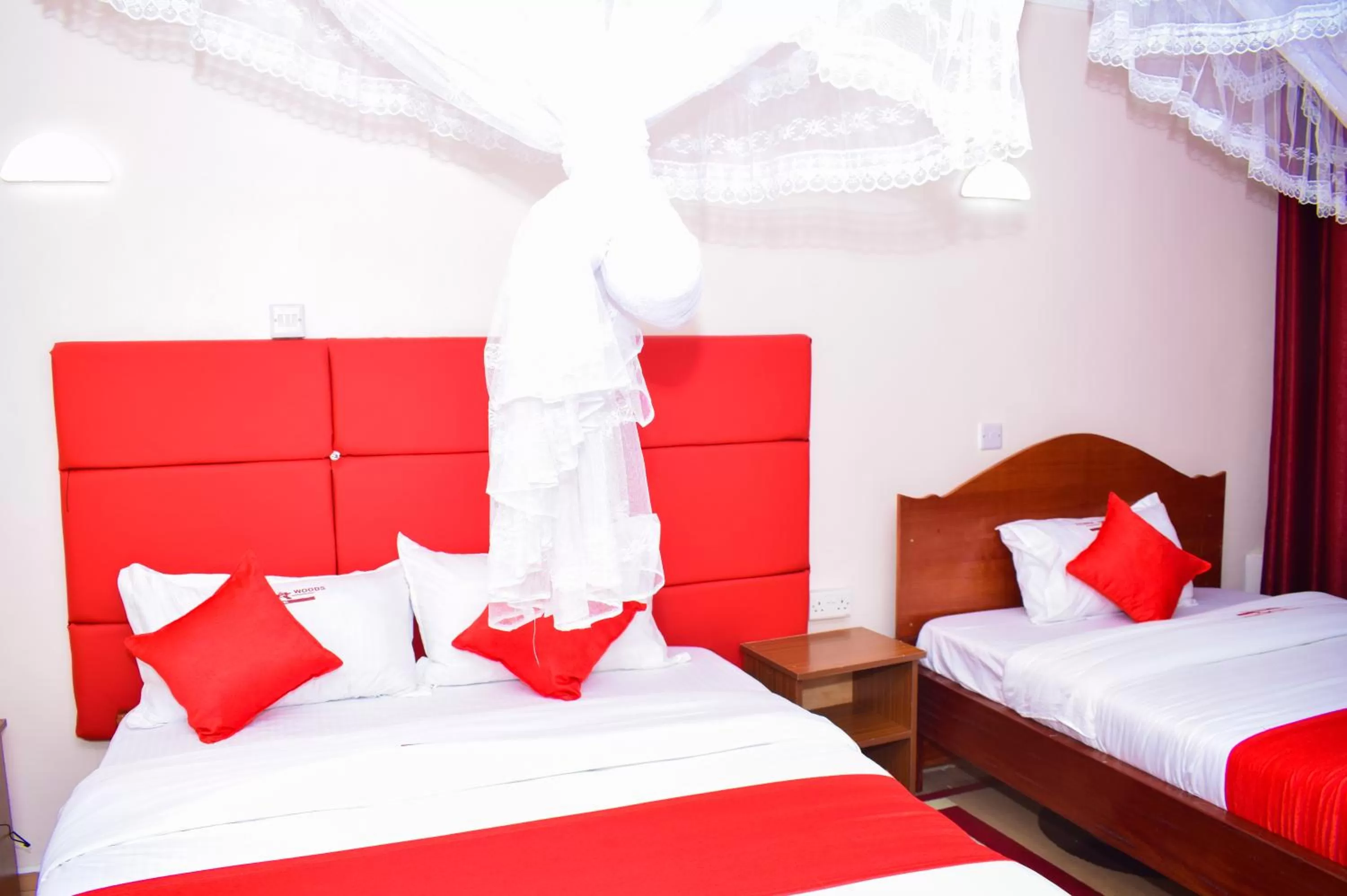 Bed in Vienna Woods Hotel Nakuru