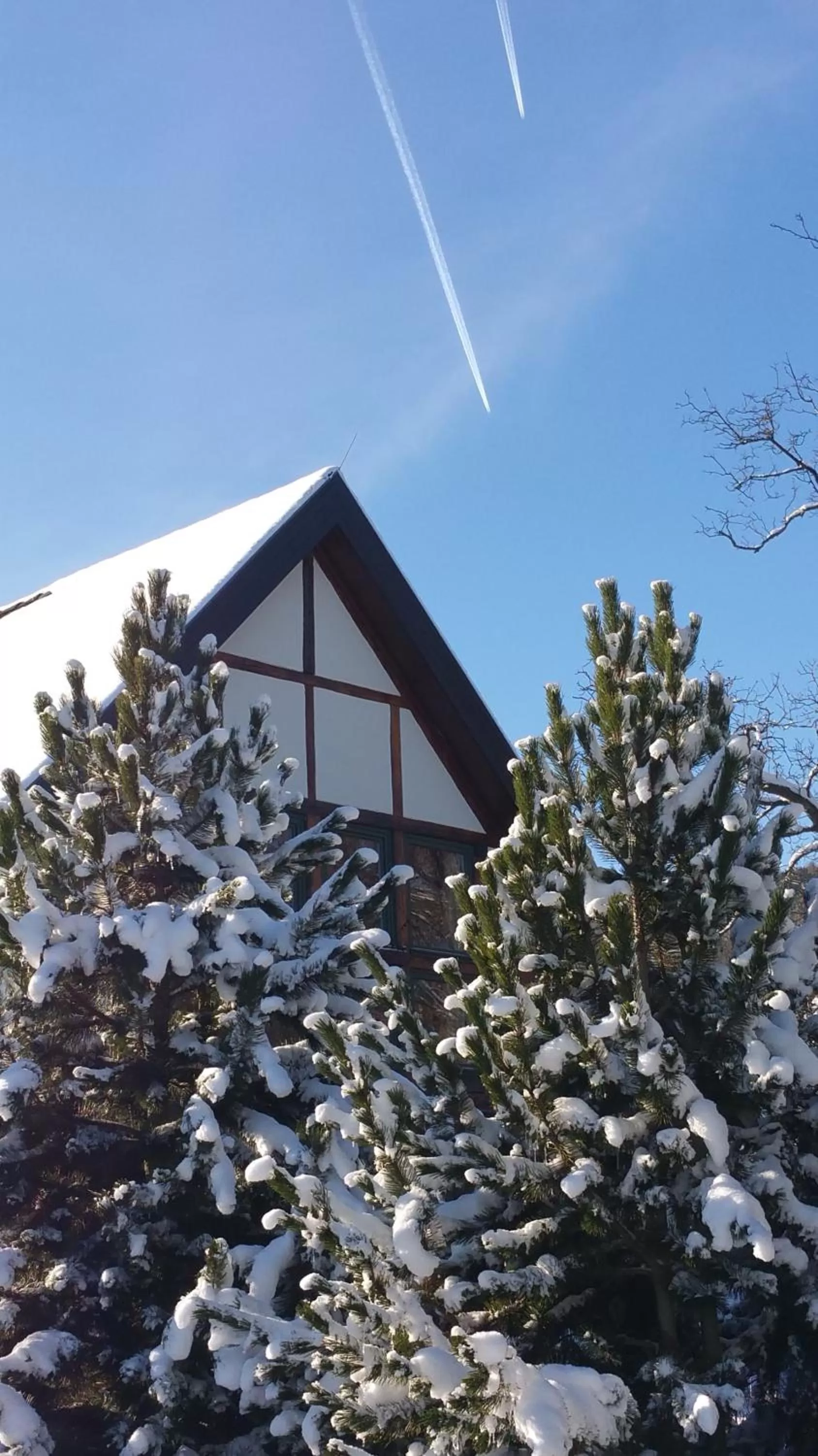 Property building, Winter in Landhaus Tonmühle