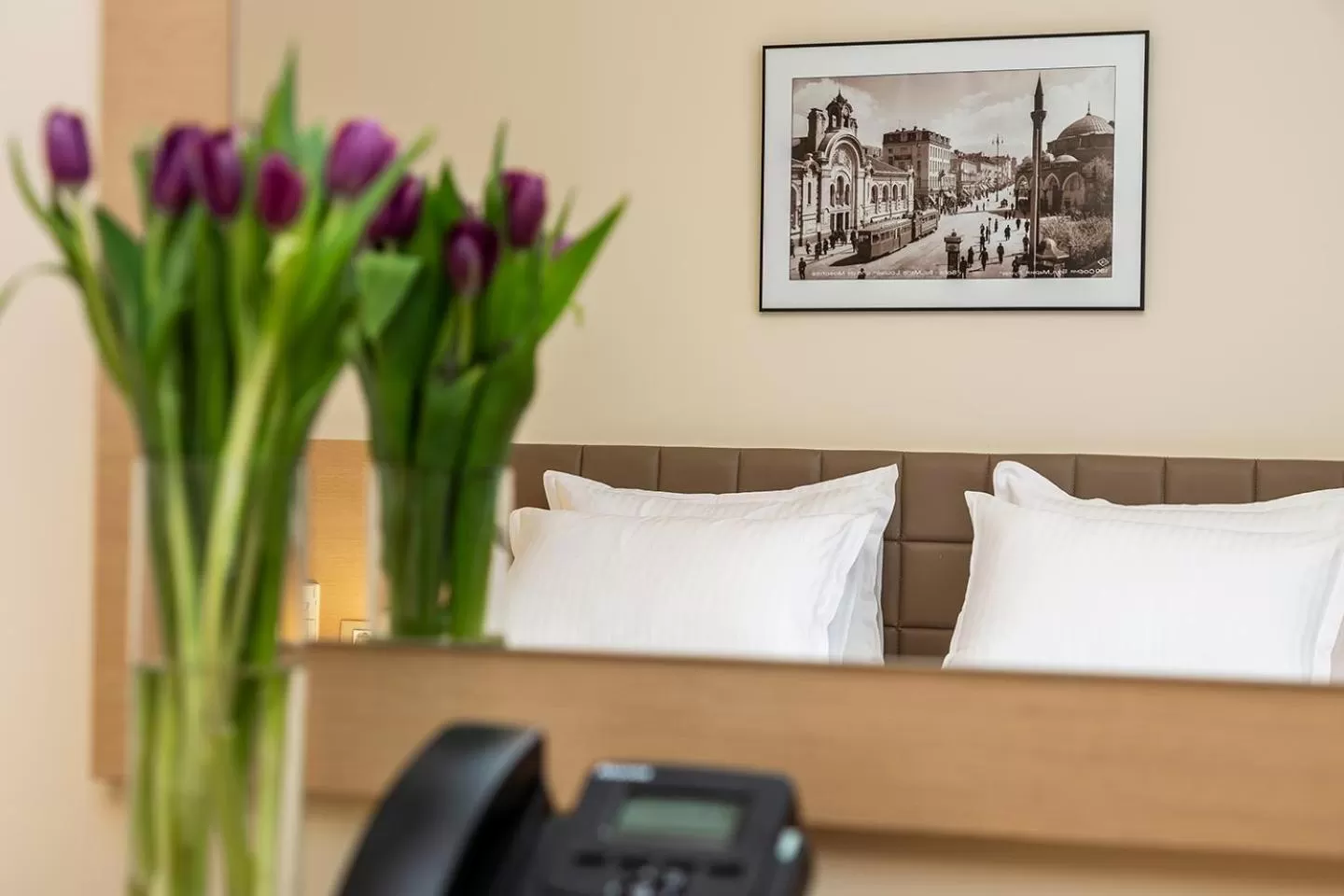 Bed in Sofia Palace Hotel by HMG