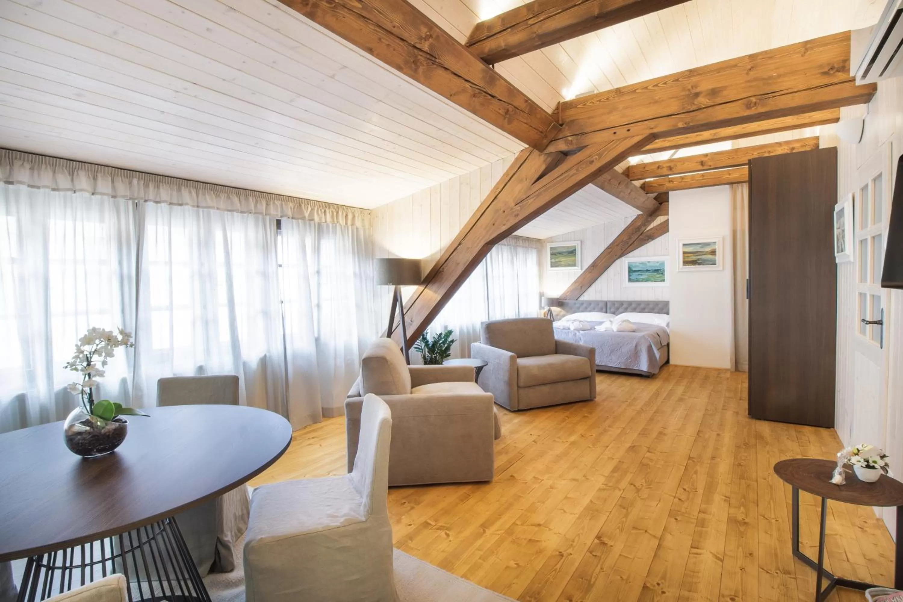 Living room, Seating Area in Apartmány Šupina