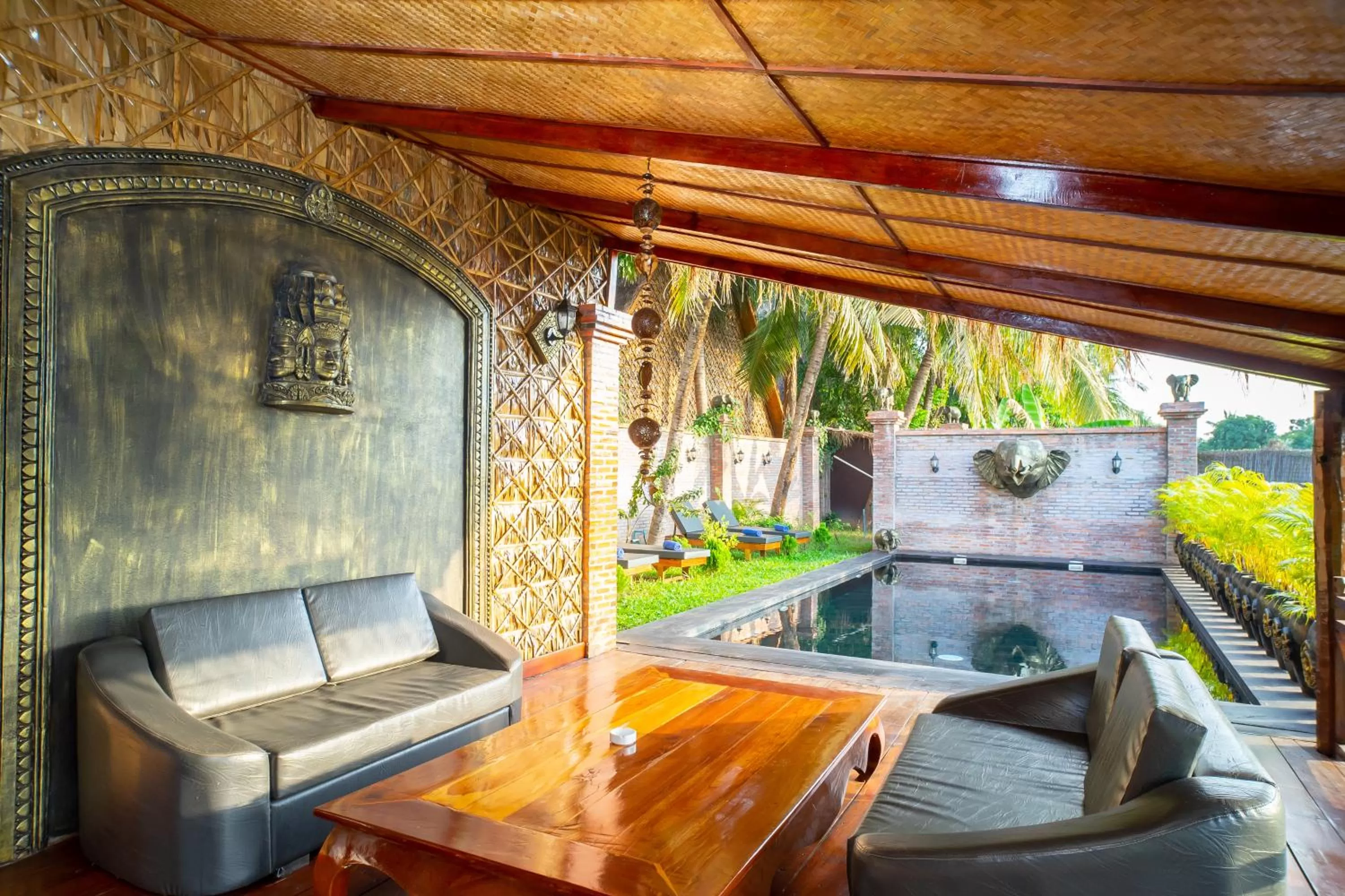 Balcony/Terrace in Authentic Khmer Village Resort