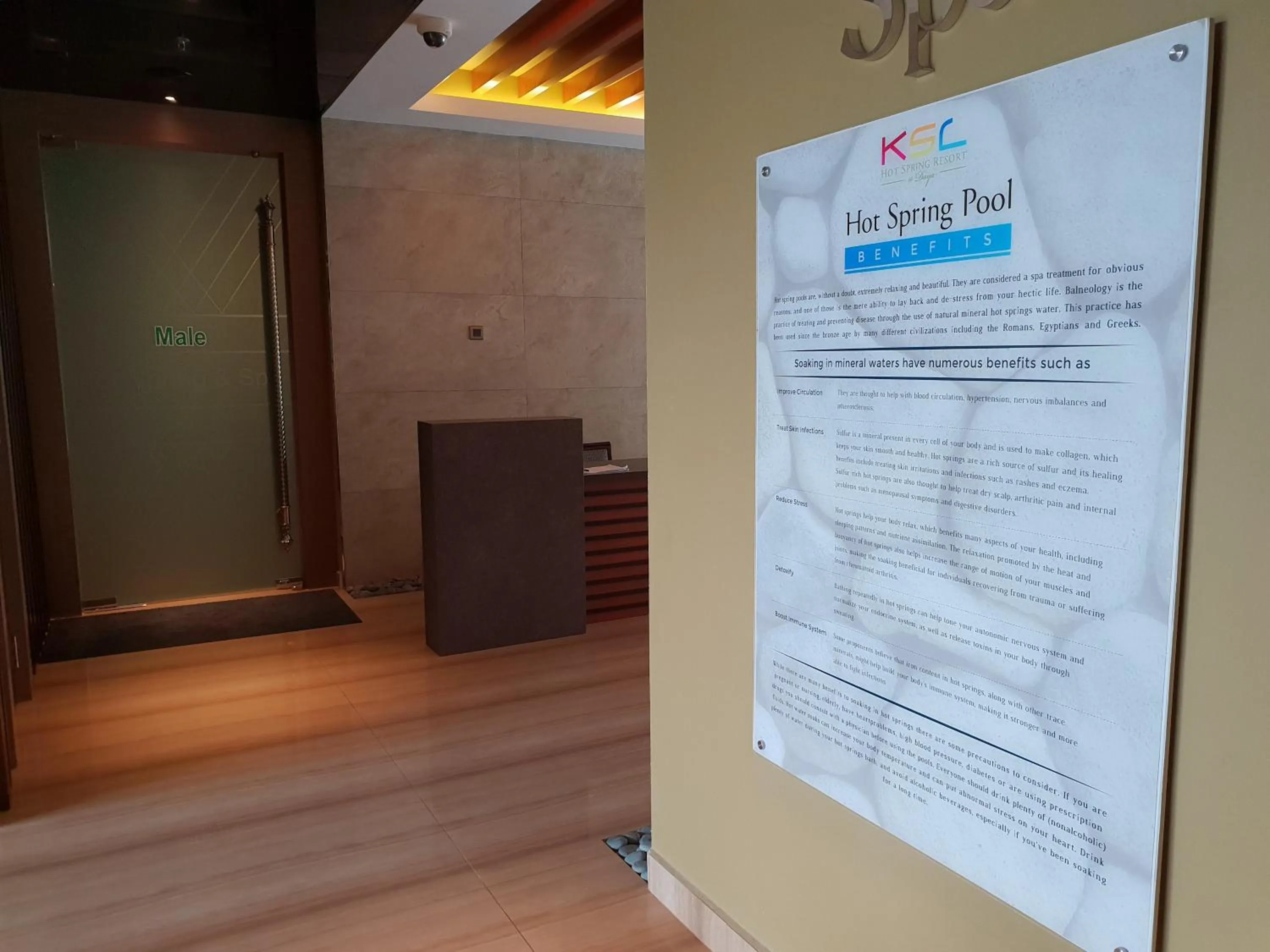 Hot Spring Bath in KSL Hot Spring Resort