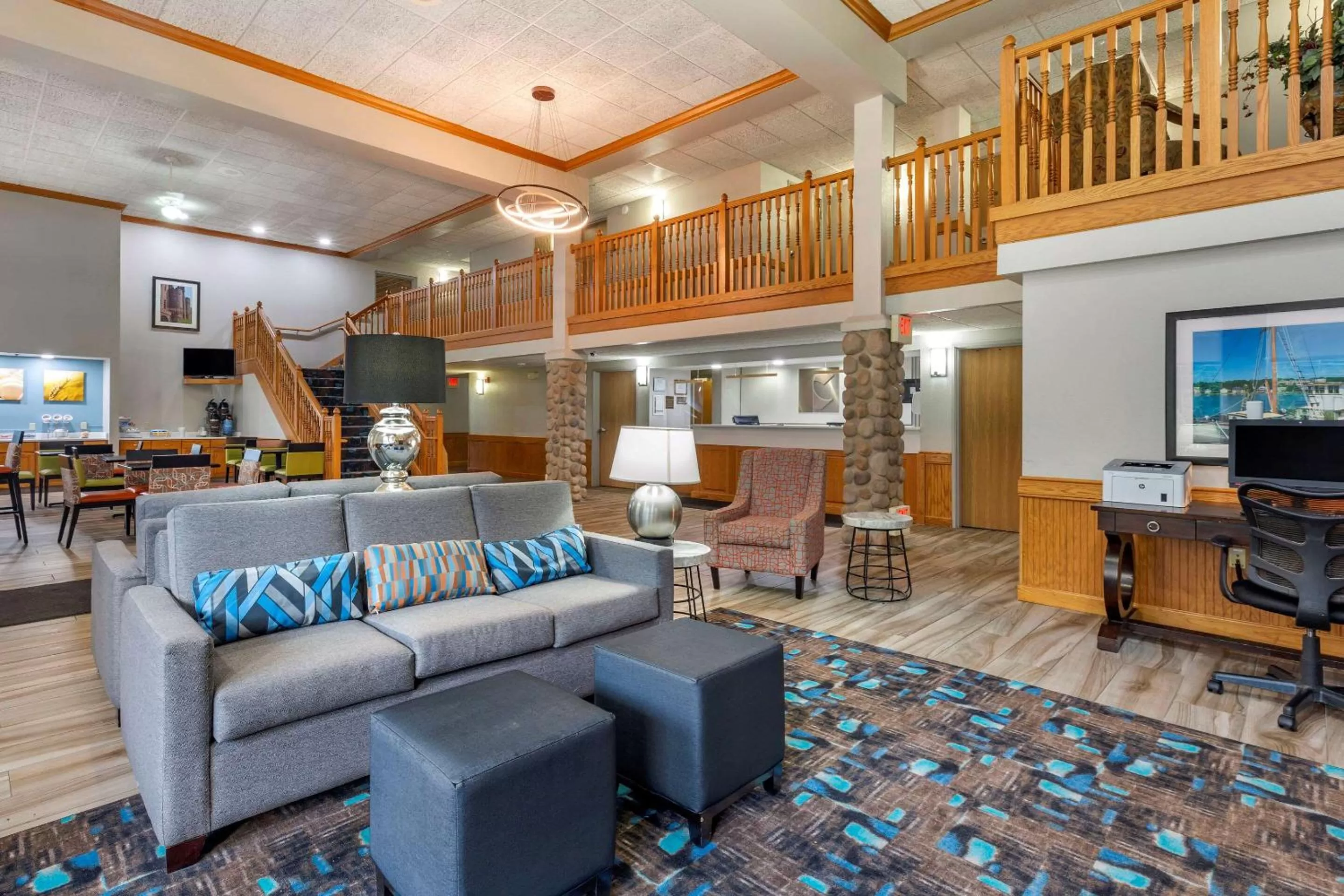 Lobby or reception in Comfort Inn Griswold