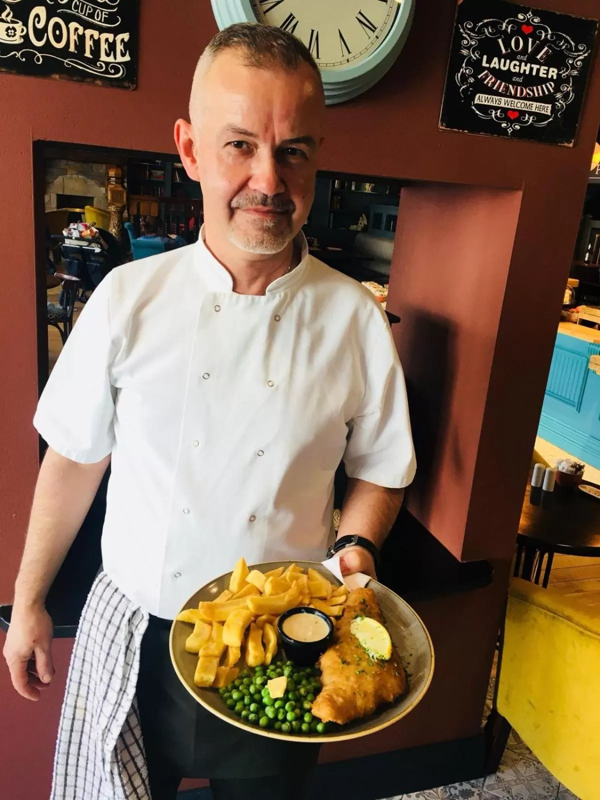 Staff in Walsh's Hotel and Apartments