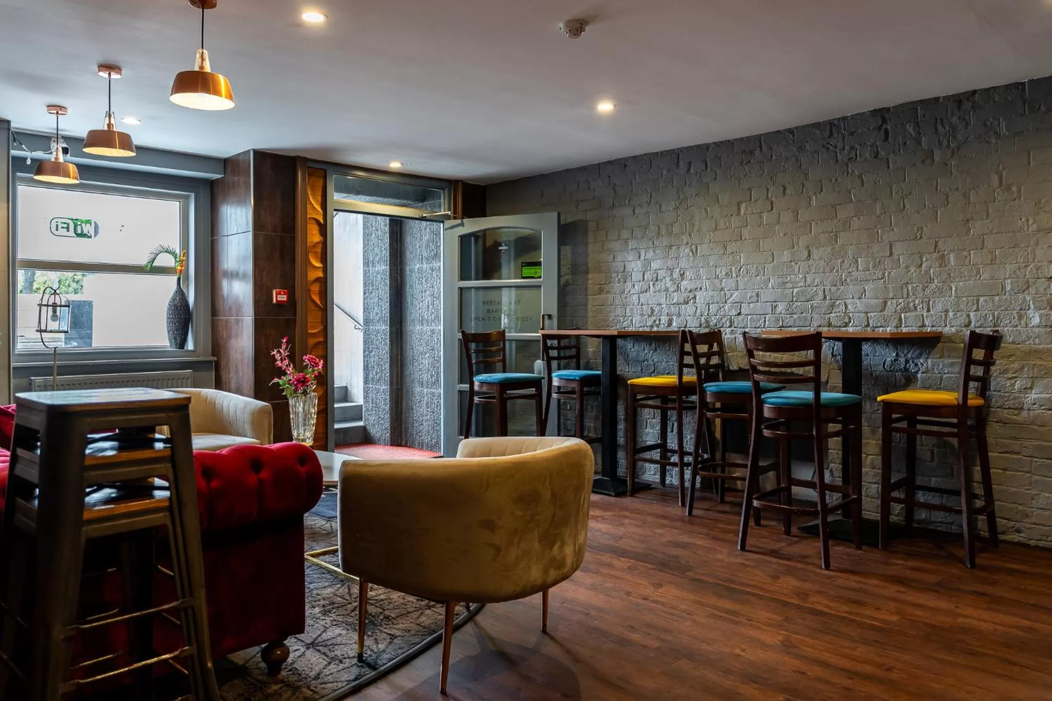 Seating area in Trafford Hall Hotel Manchester, Trademark Collection by Wyndham