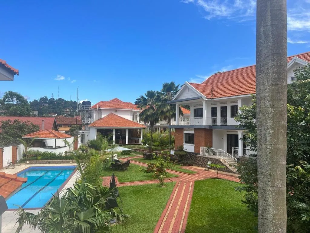 Garden in Infinity Hotel Kampala