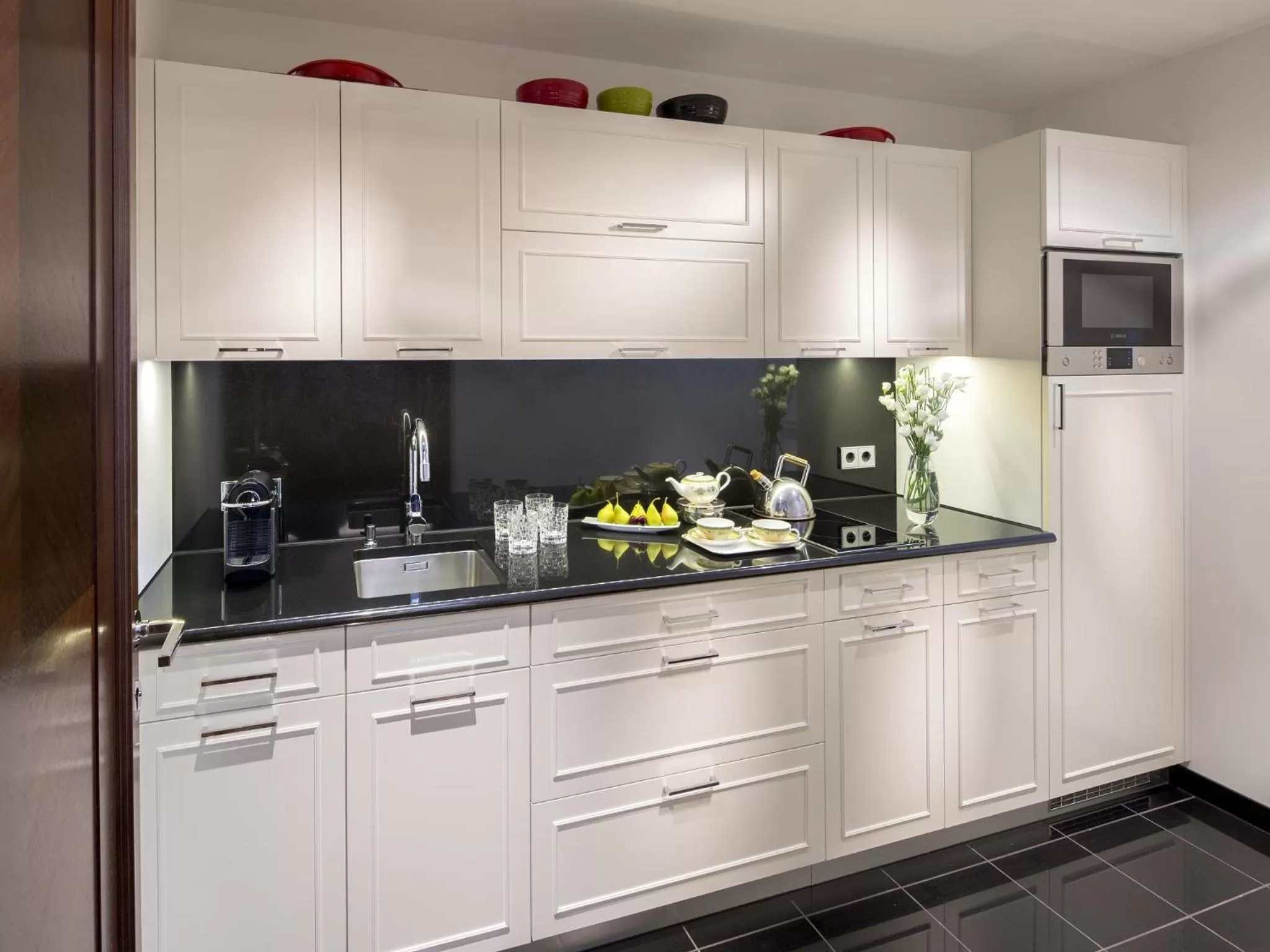 Kitchen or kitchenette in Breidenbacher Hof, Best Hotel of the Year 2026 - Die 101 Besten