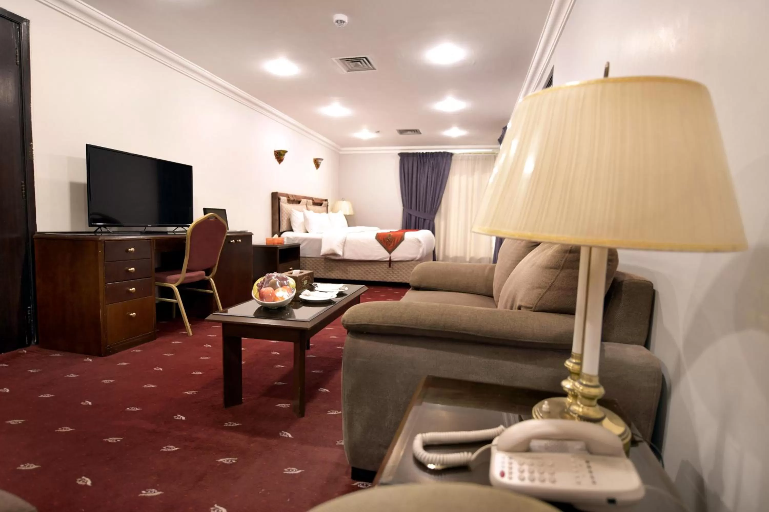 Bed in Carlton Tower Hotel Kuwait