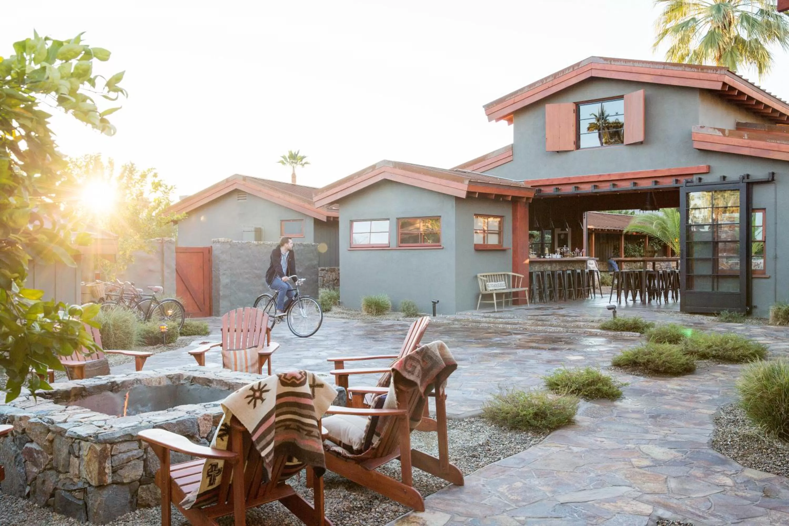 Patio in Sparrows Lodge