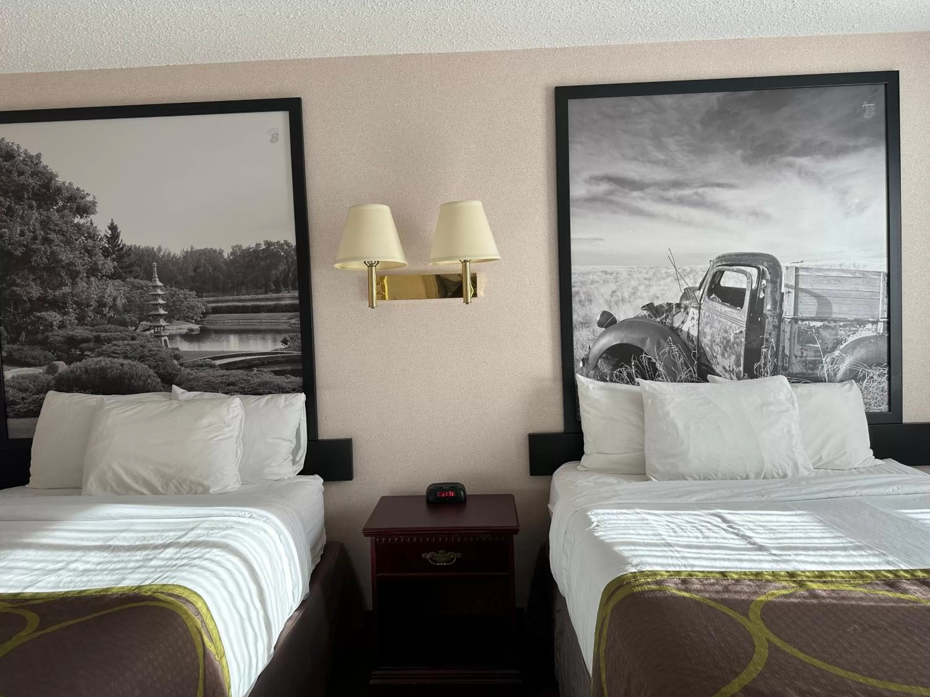 Bed in Super 8 by Wyndham Lethbridge