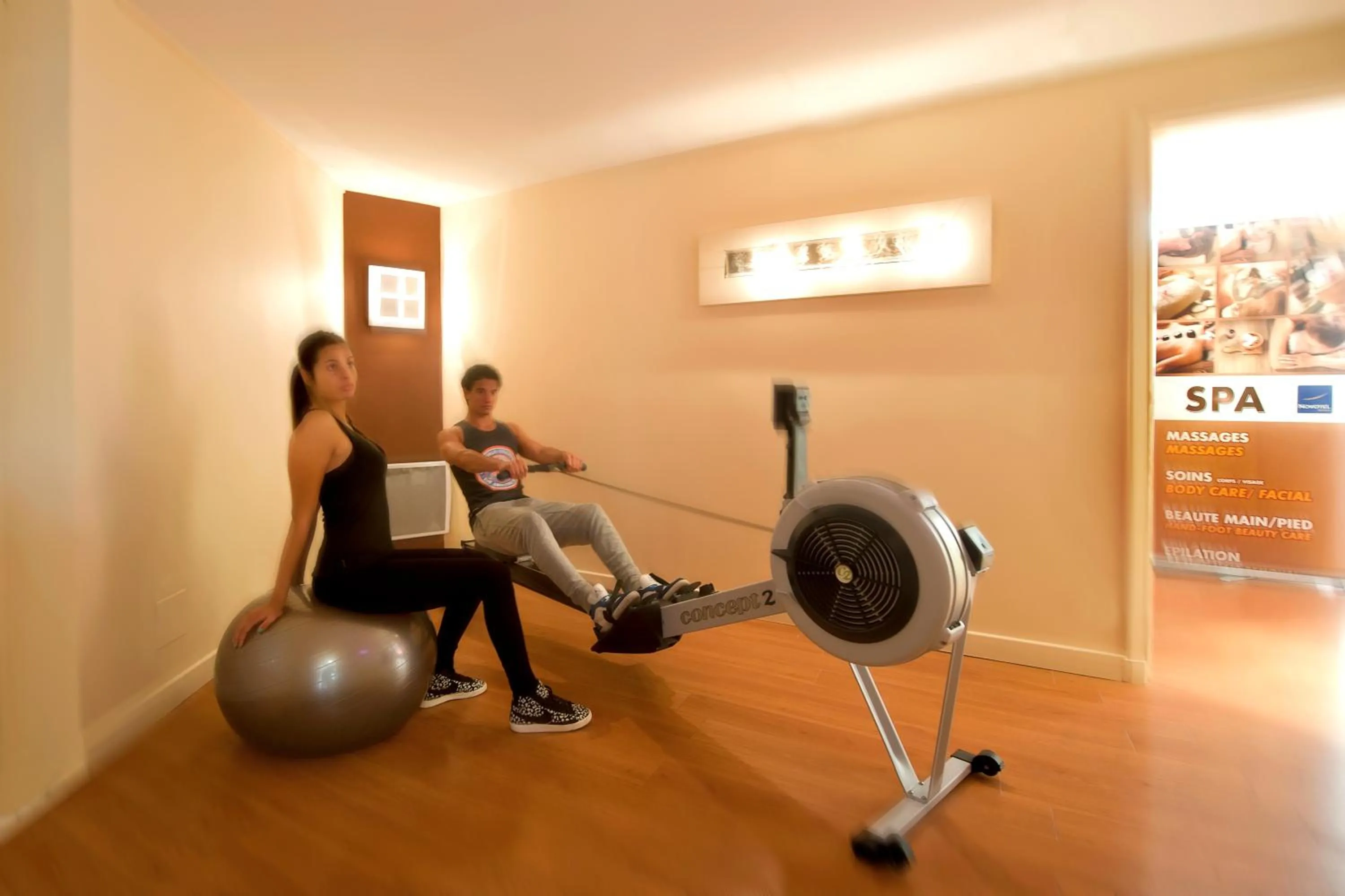 Fitness centre/facilities in Hotel Cannes Montfleury