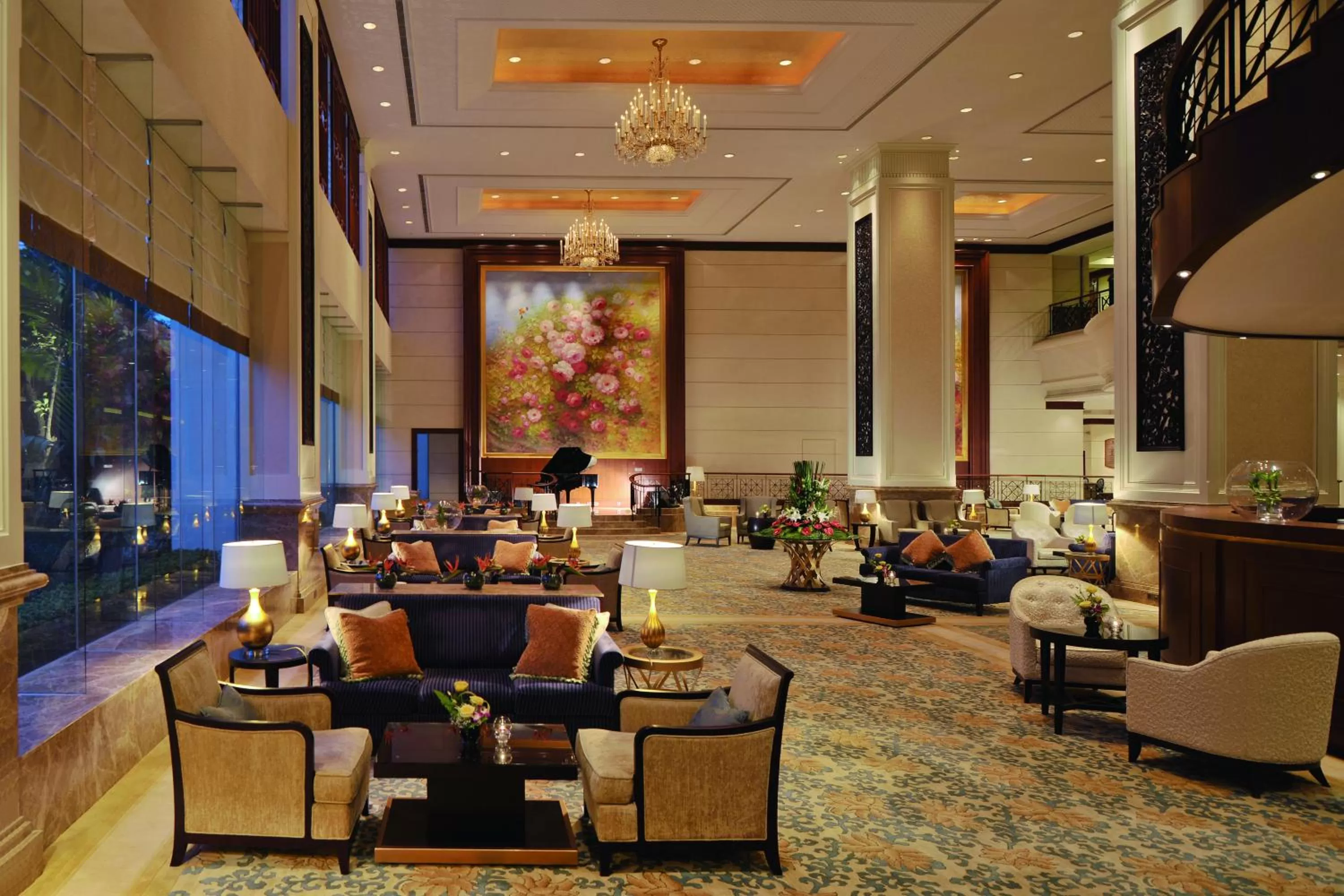 Lobby or reception in Shangri-La Beihai
