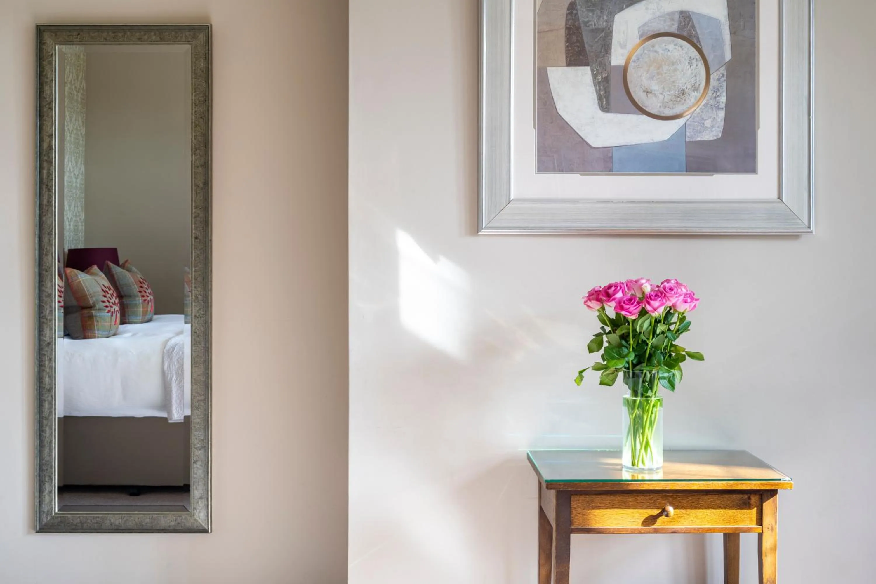 Decorative detail, Bed in Bovey Castle