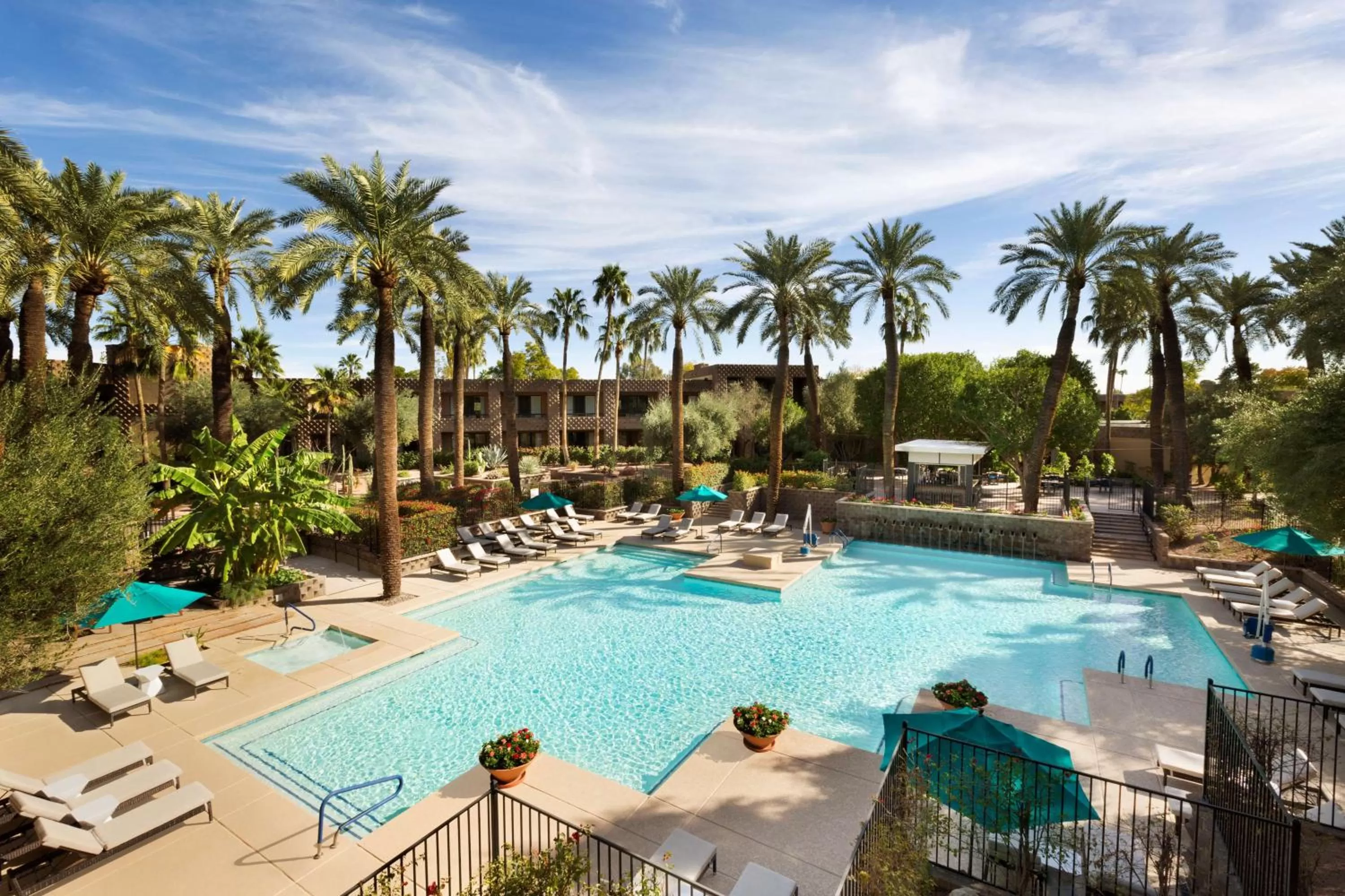 Pool view in DoubleTree by Hilton Paradise Valley Resort Scottsdale