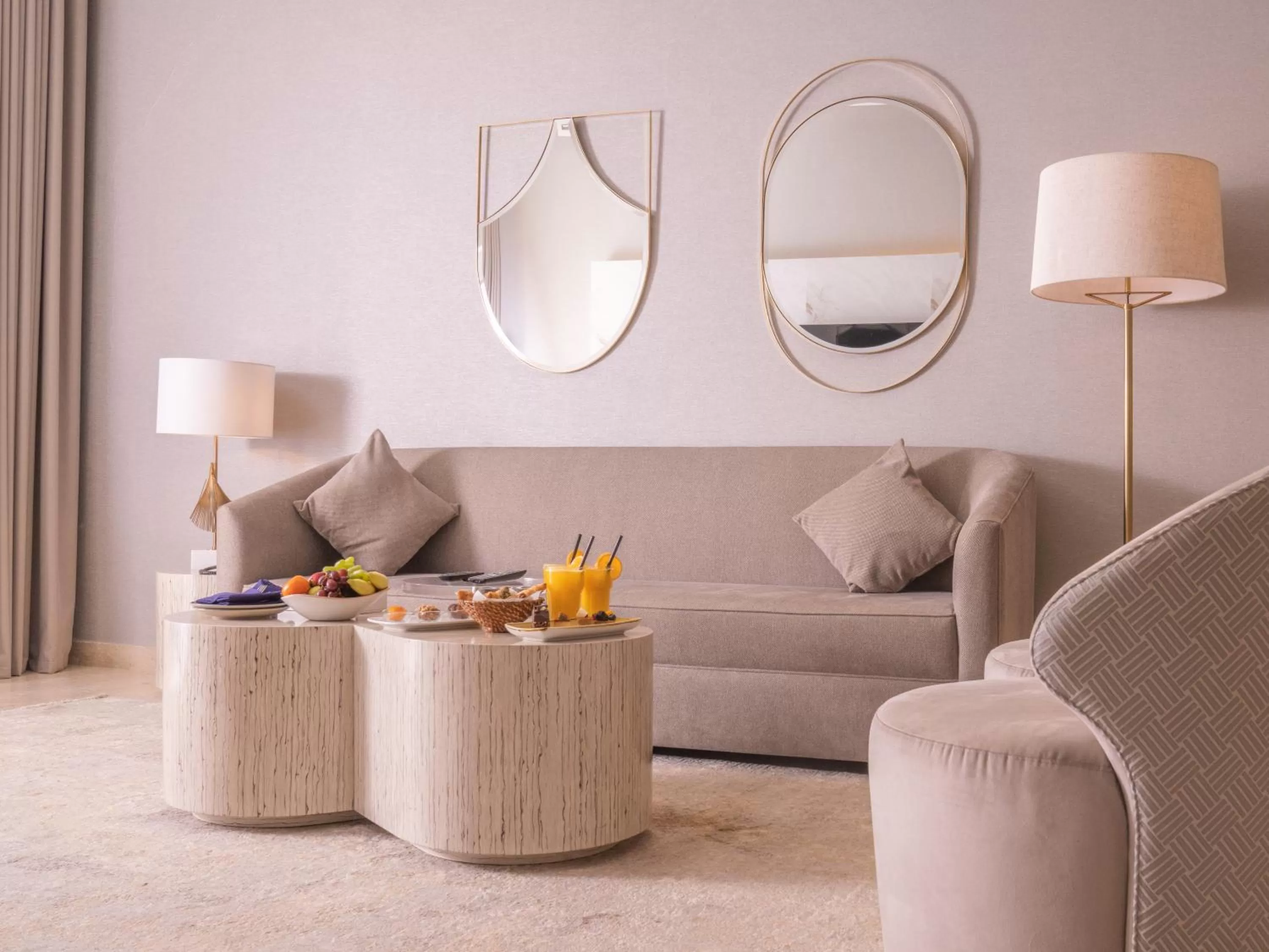 Living room in Argan Al Bidaa Hotel and Resort , Kuwait