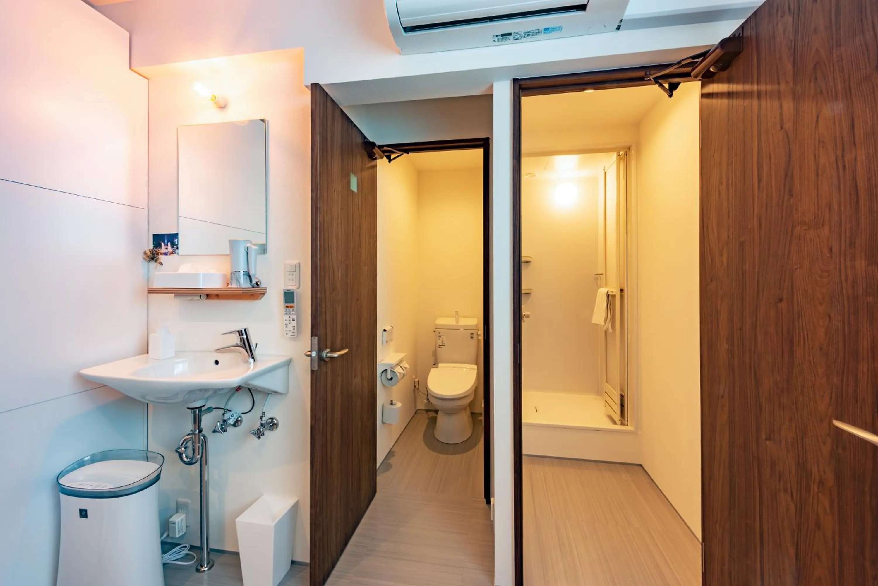 Shower in plat hostel keikyu sapporo sky