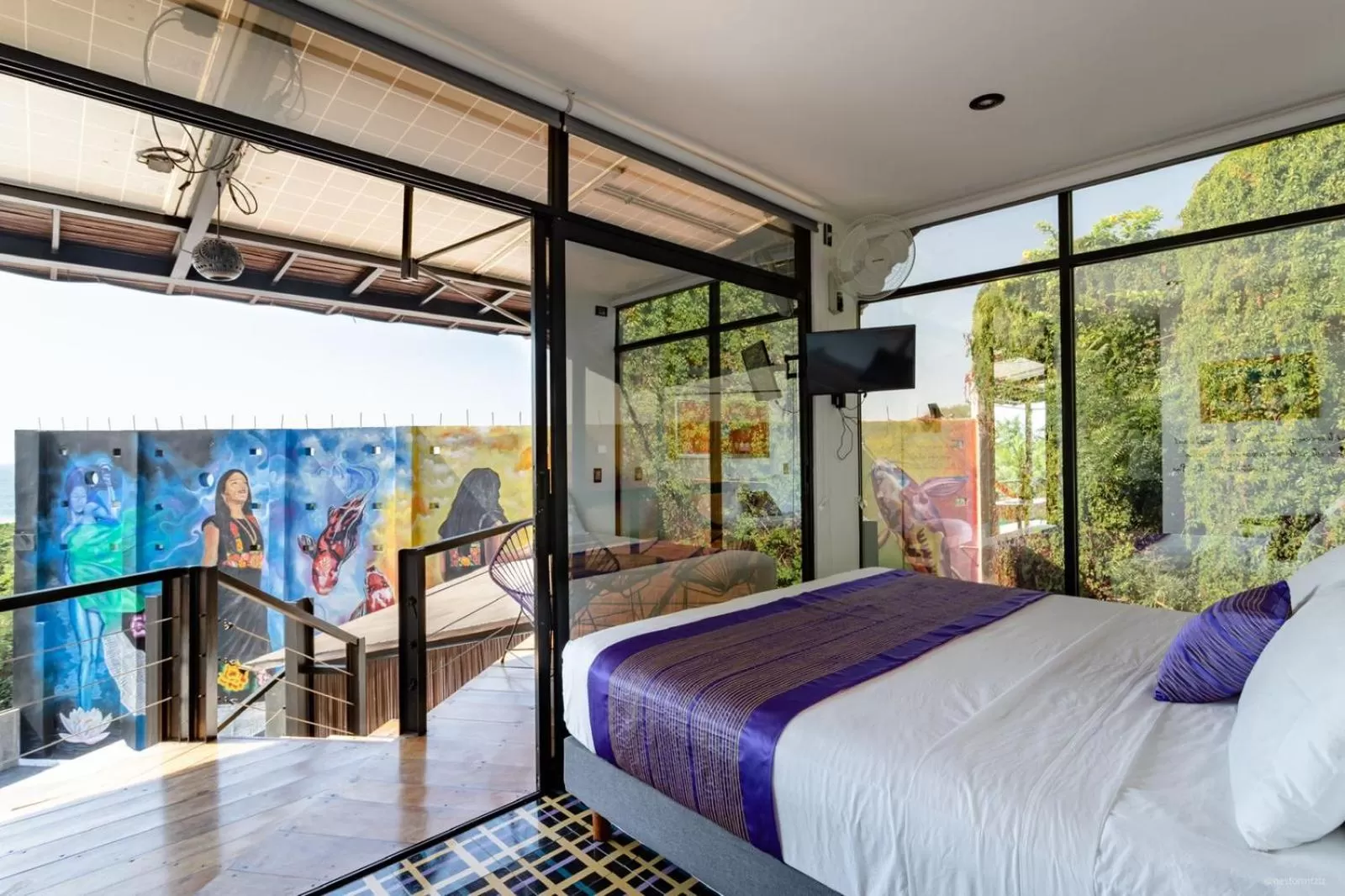 Bed in Cabane Container Hotel - ADULTS ONLY