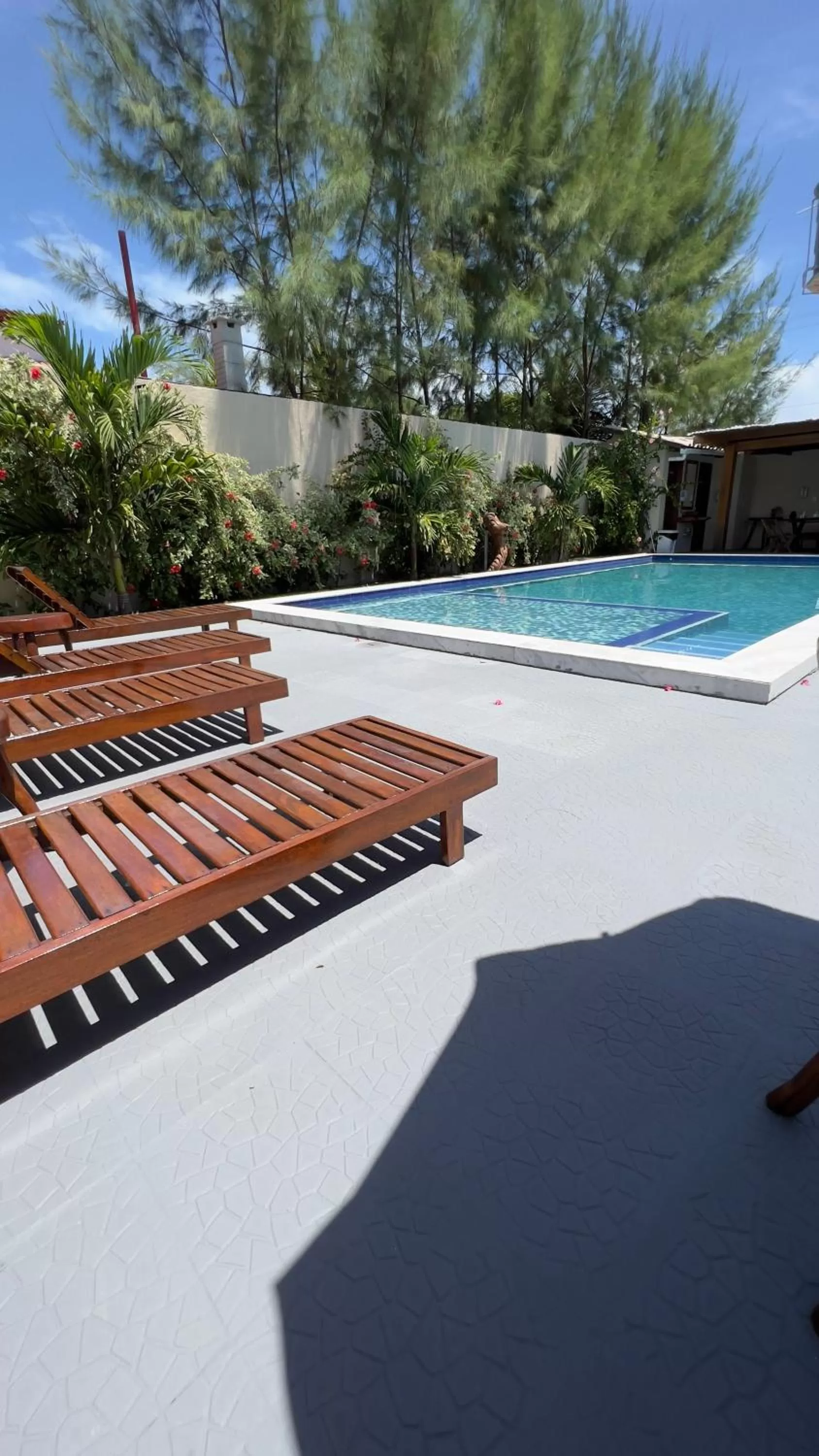 Pool view in POUSADA RANCHO PARAISO