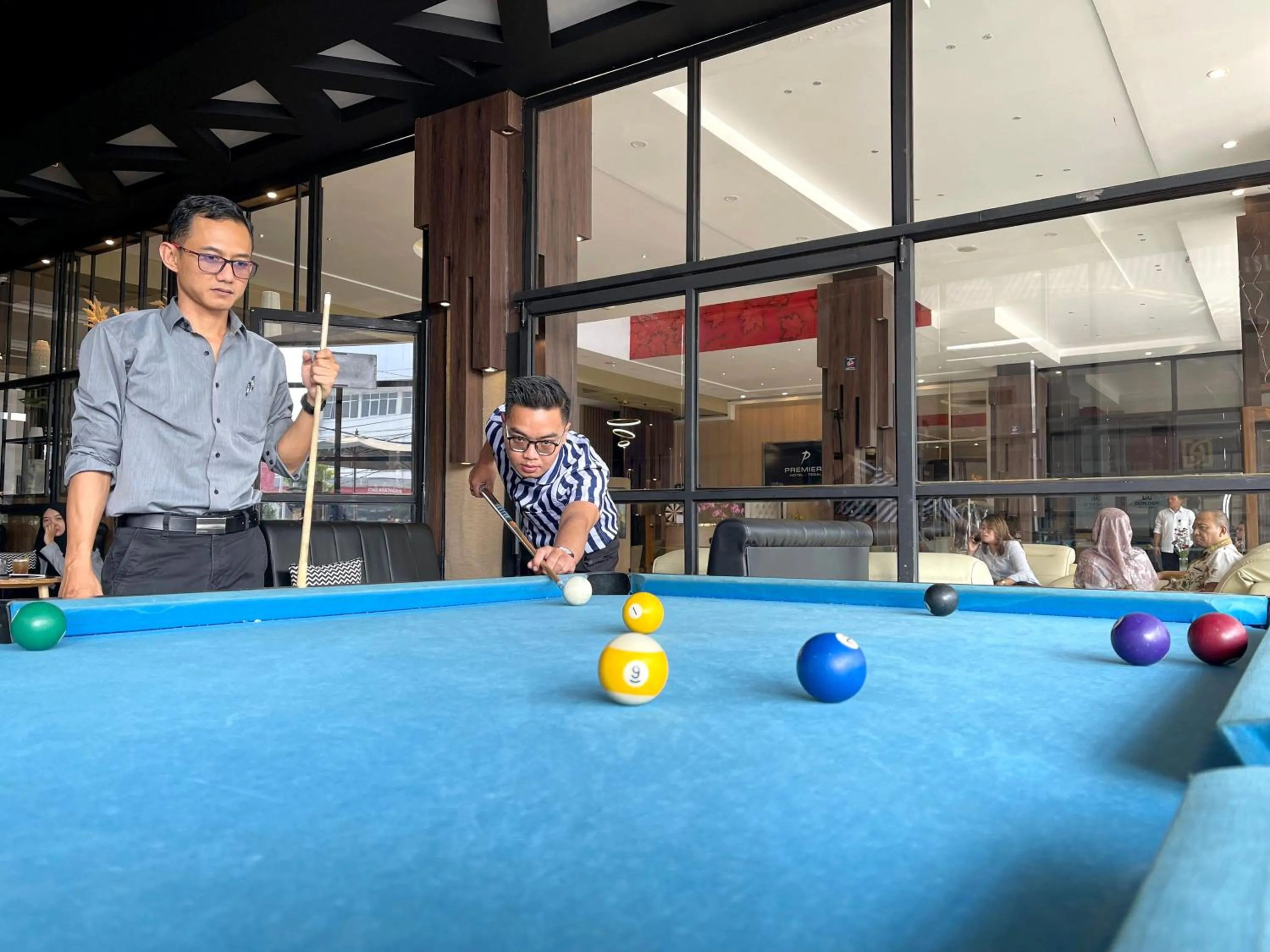 Billiard in Premiere Hotel Tegal