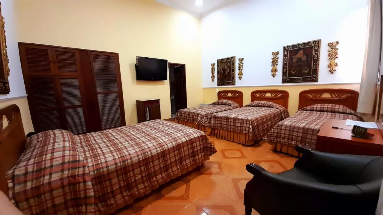 Bed in Hotel Chucarima