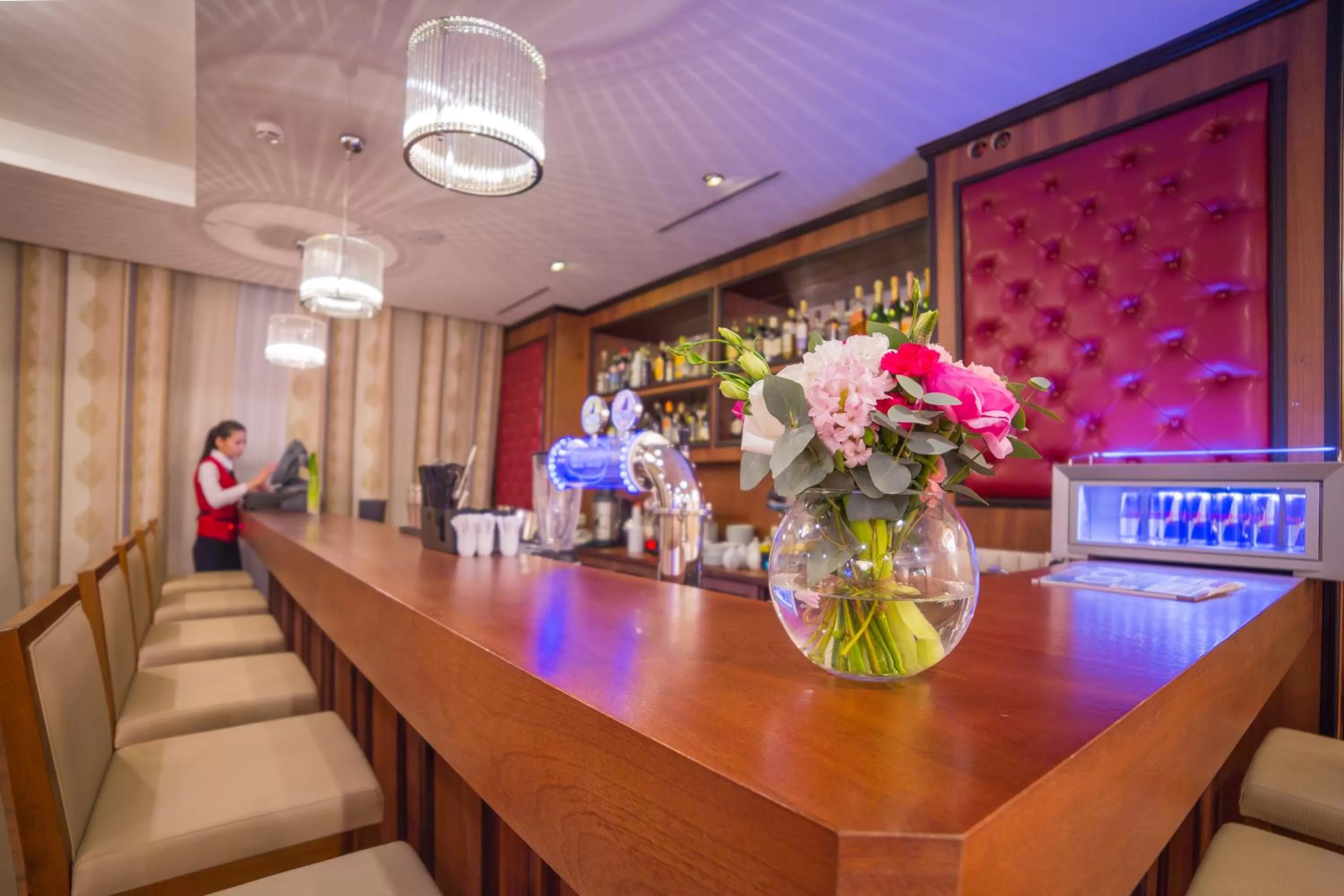 Lounge or bar in Ramada by Wyndham Almaty