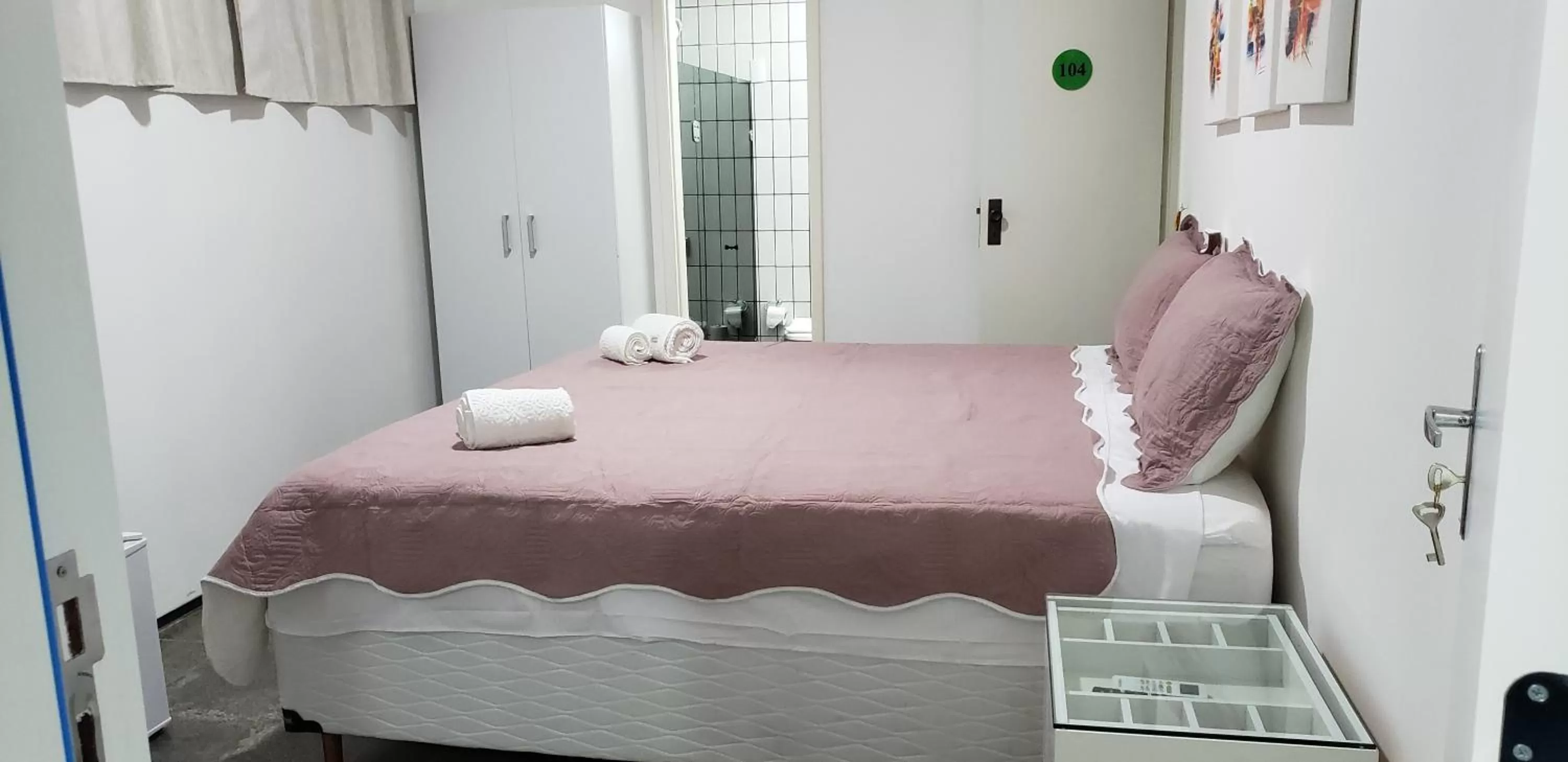 Bed in LIVE IN FORTALEZA HOTEL