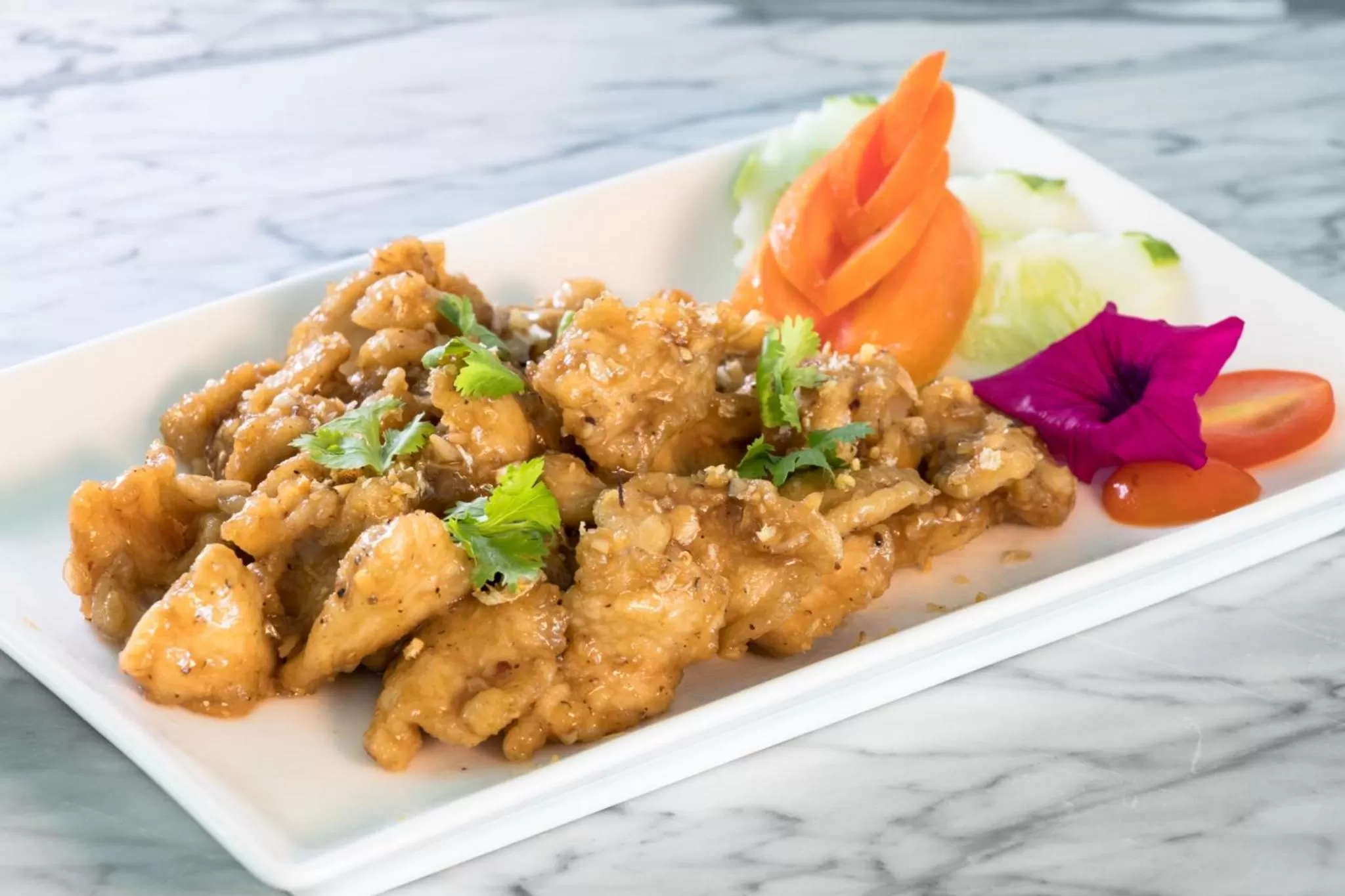 Food close-up in P Plus Hotel