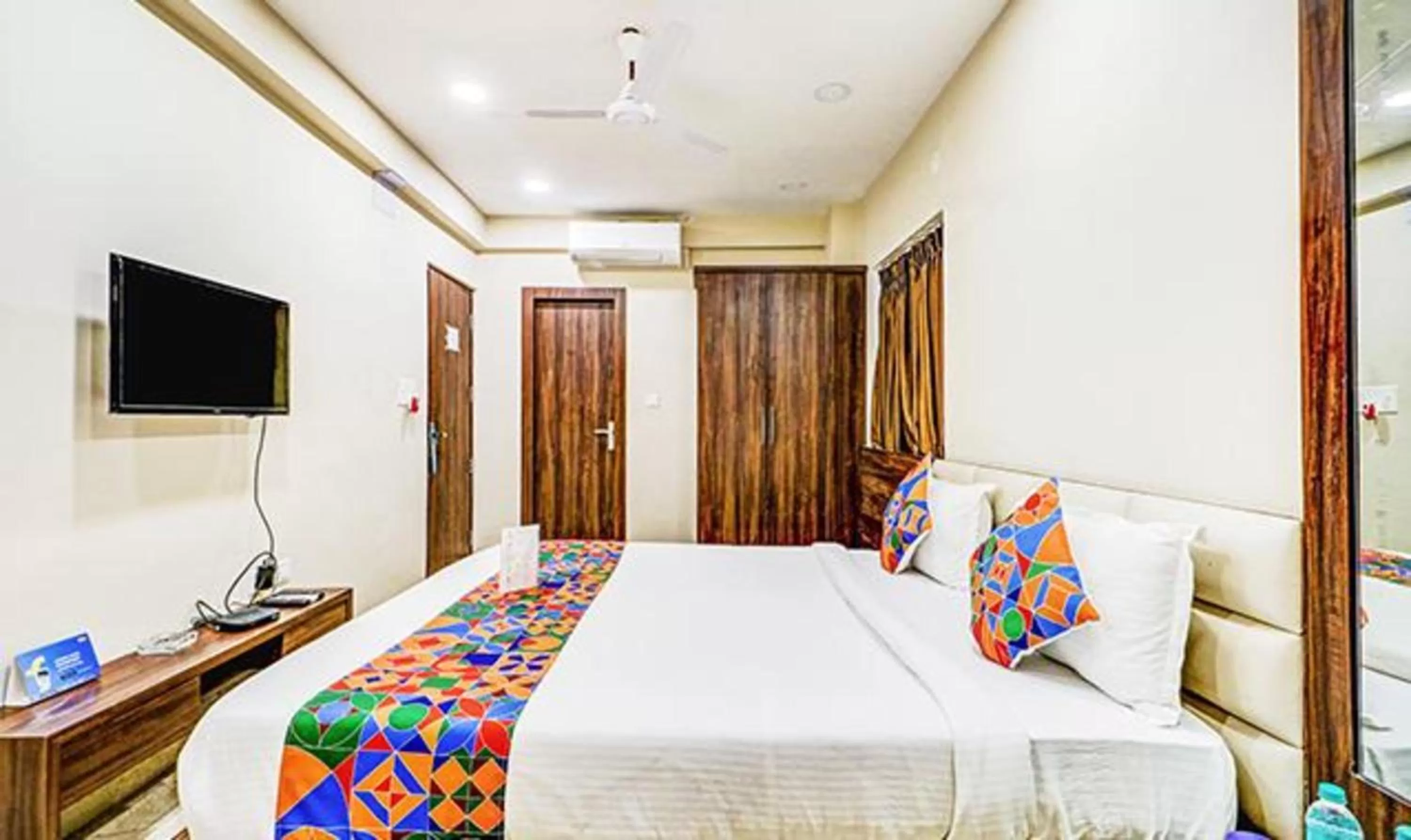 Bedroom, Bed in FabHotel Carnival - Nr Irony Market, Newtown