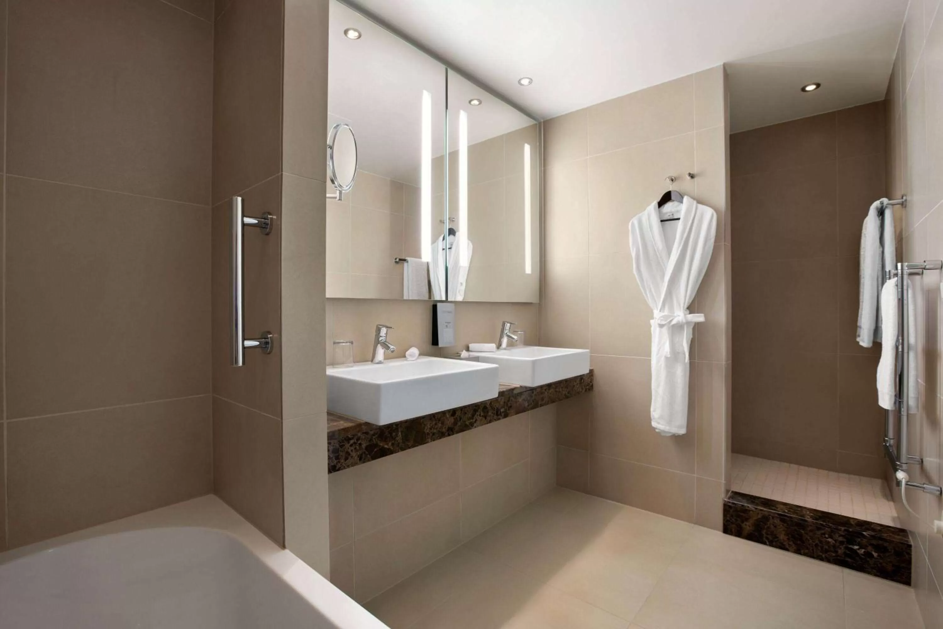 Shower in Hotel Dolce La Hulpe Brussels