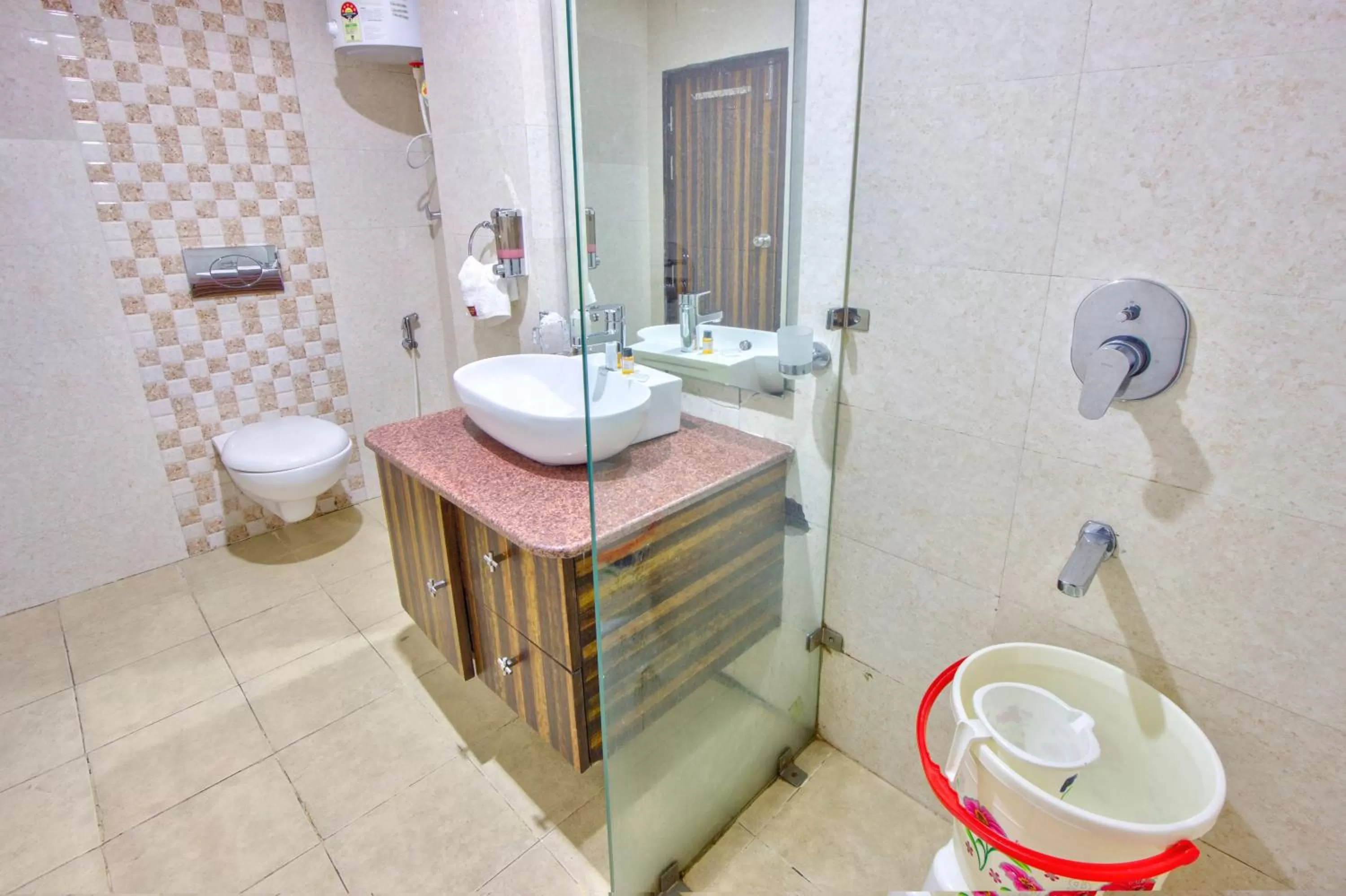 Bathroom in Hotel Bliss Valley - Hotel in Dharamshala