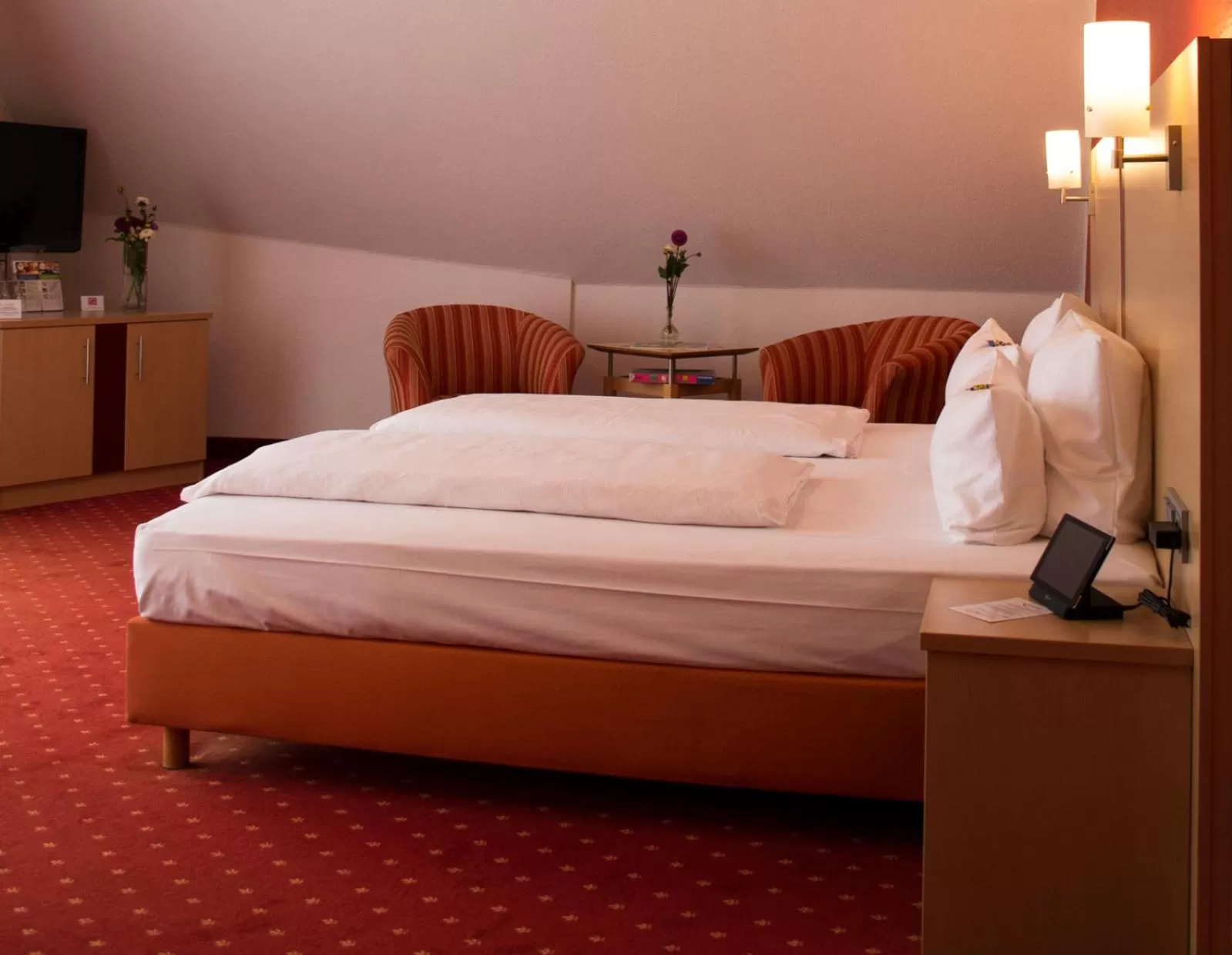 Bed in Altstadthotel Arte
