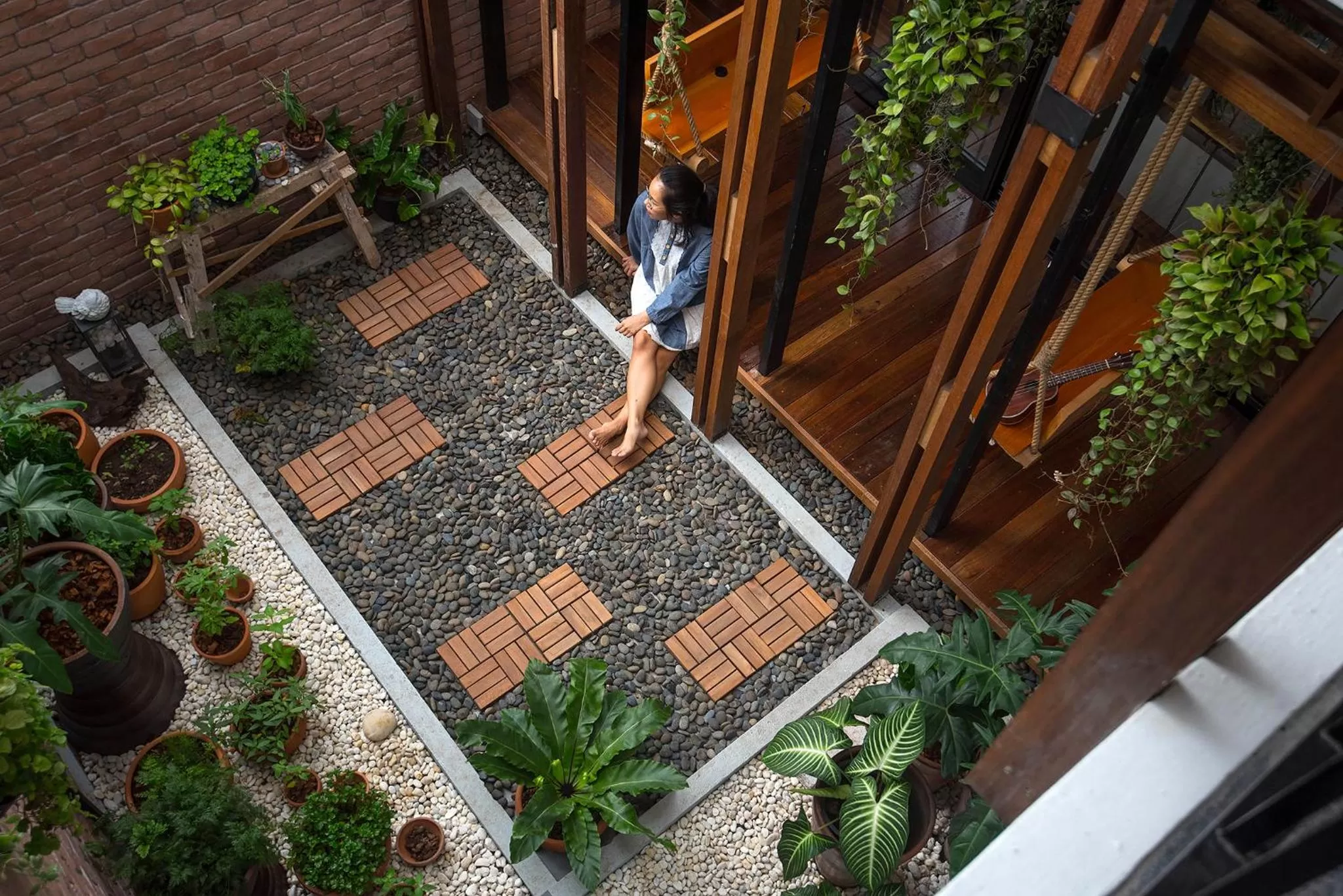 Garden view in Family Tree Hotel