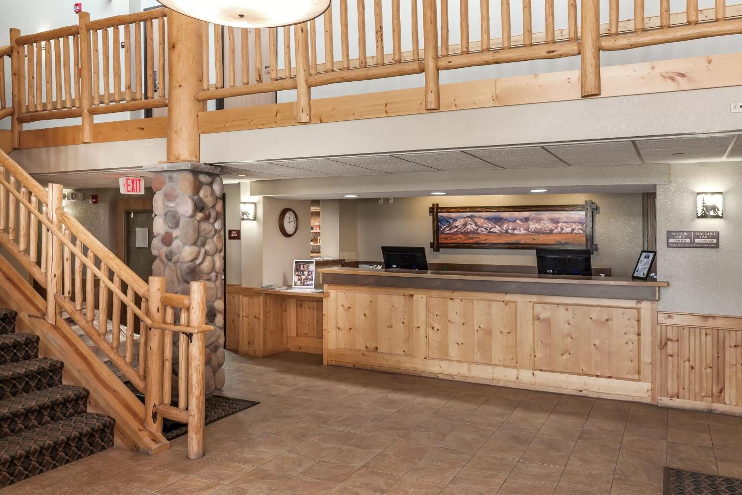 Lobby or reception in MountainView Lodge and Suites