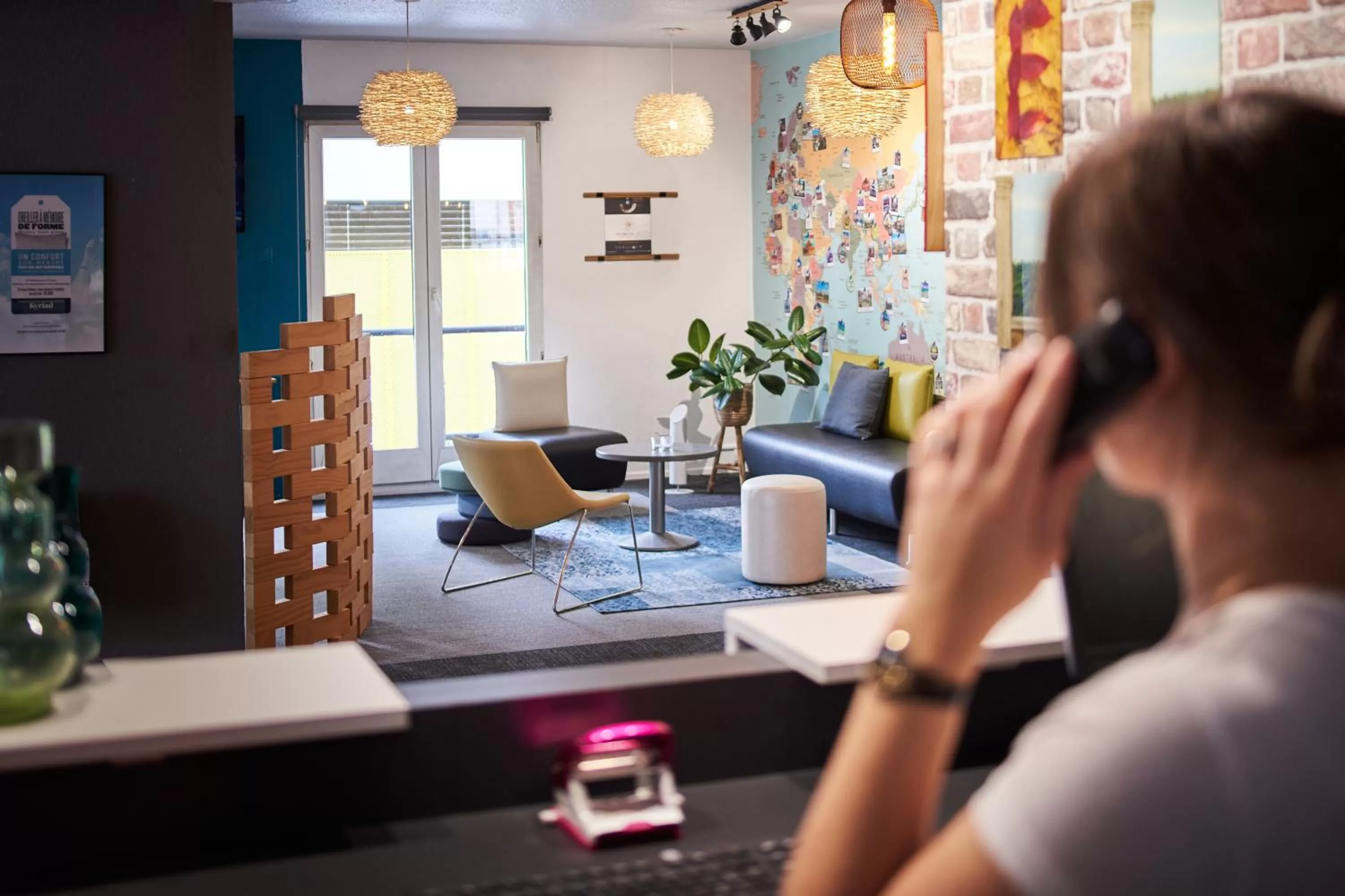 Lobby or reception in Kyriad Lille Gare - Grand Palais
